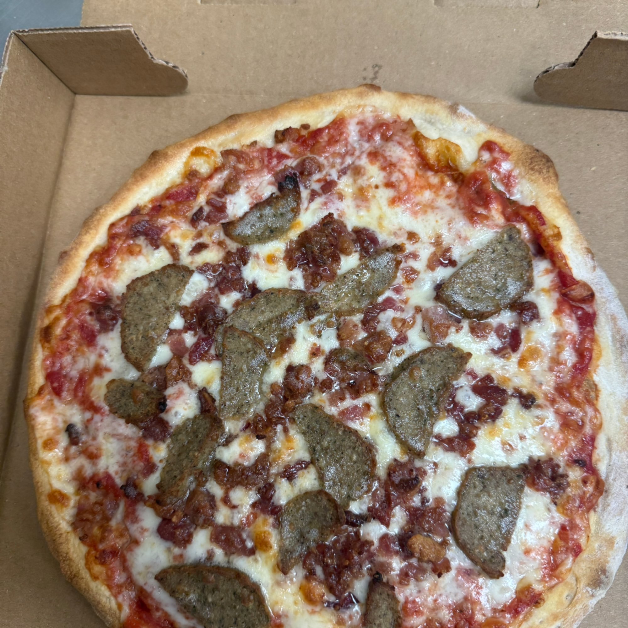 10" Bacon Cheeseburger