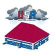 USA Seamless Gutters Logo