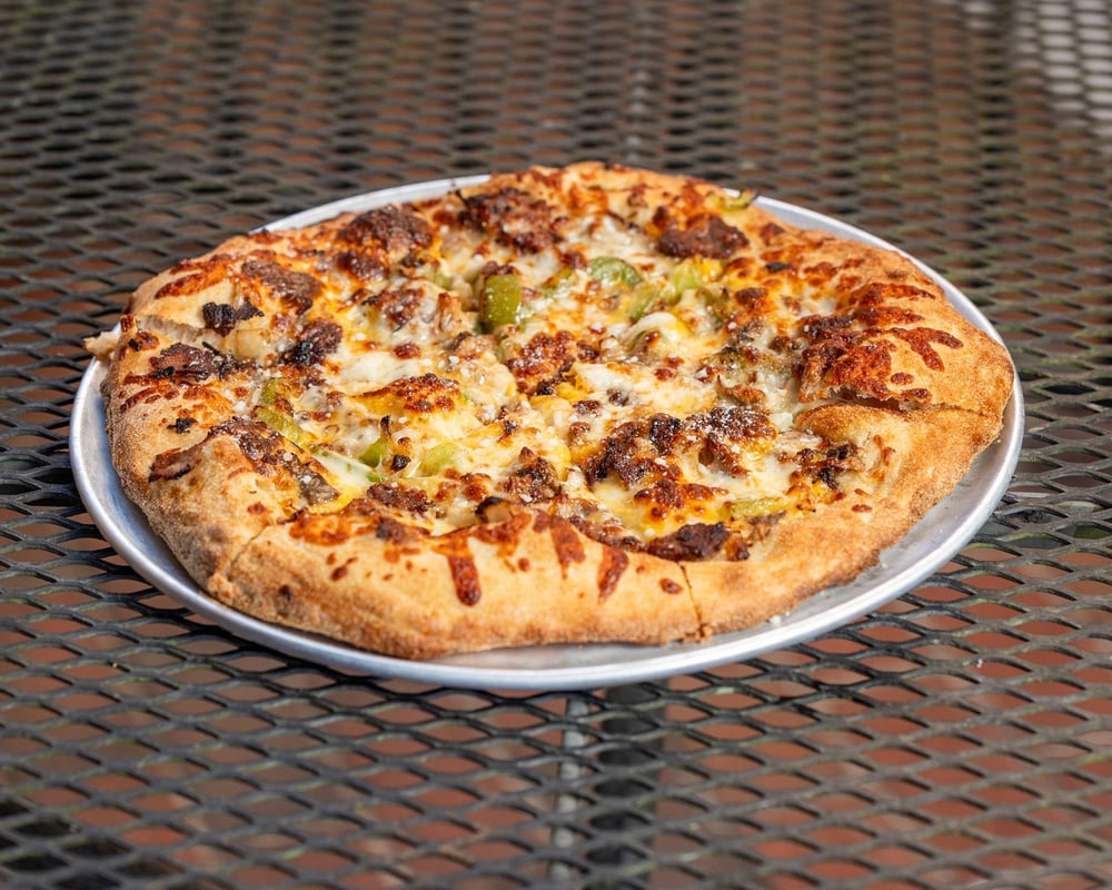SM Philly Cheesesteak Pizza
