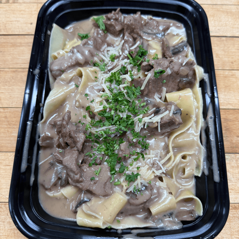 Beef stroganoff