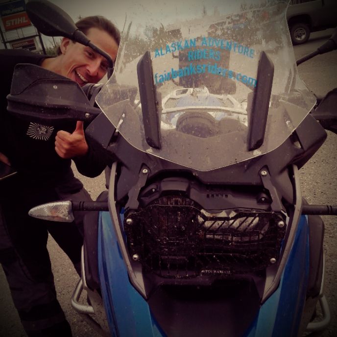 Great ride.  Sunshine. Dead bugs.  Who can ask for anything more? Alaskan Adventure Riders...