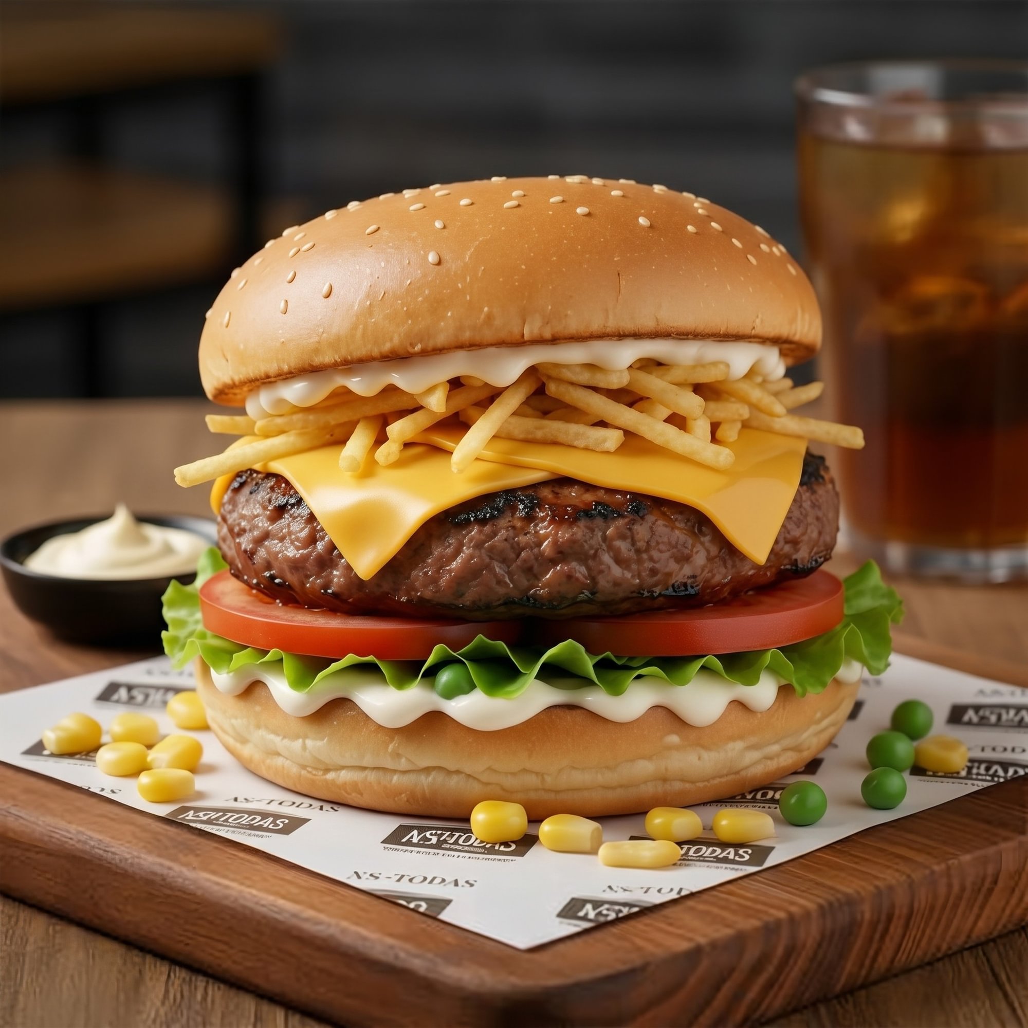 (X Salada) Cheeseburger Sandwich