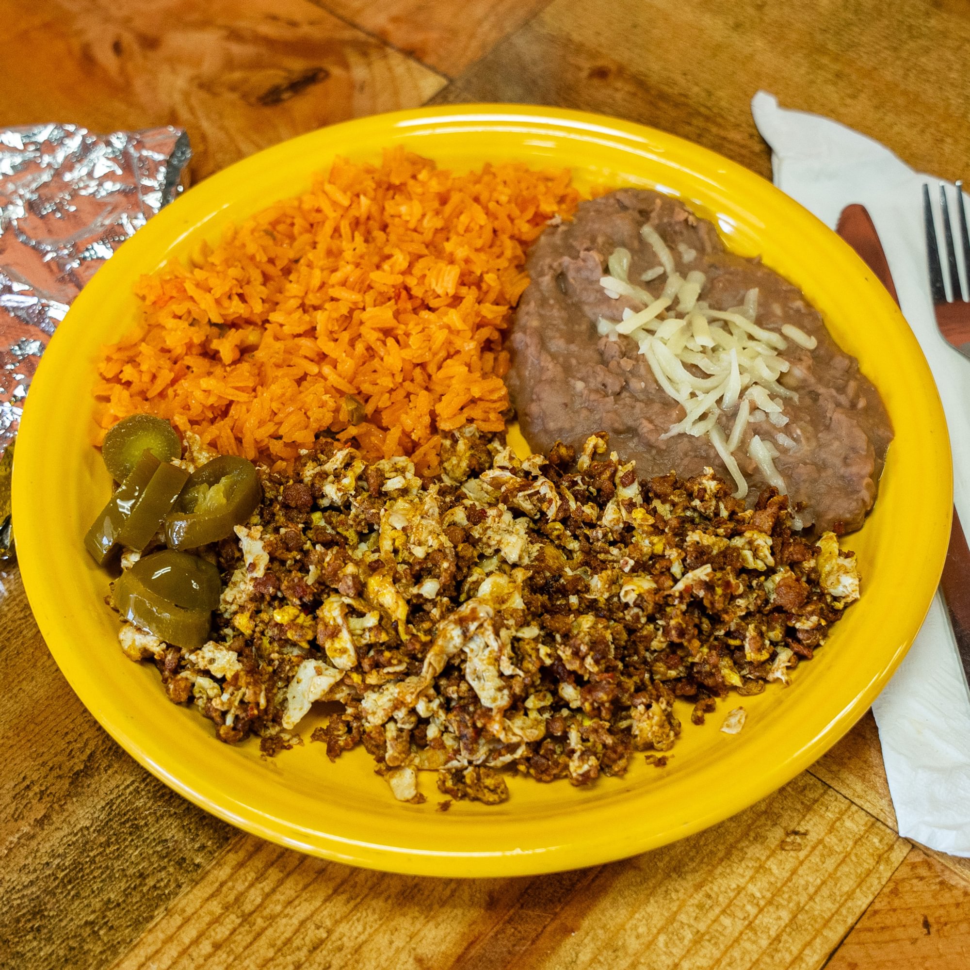 Huevos Con Chorizo
