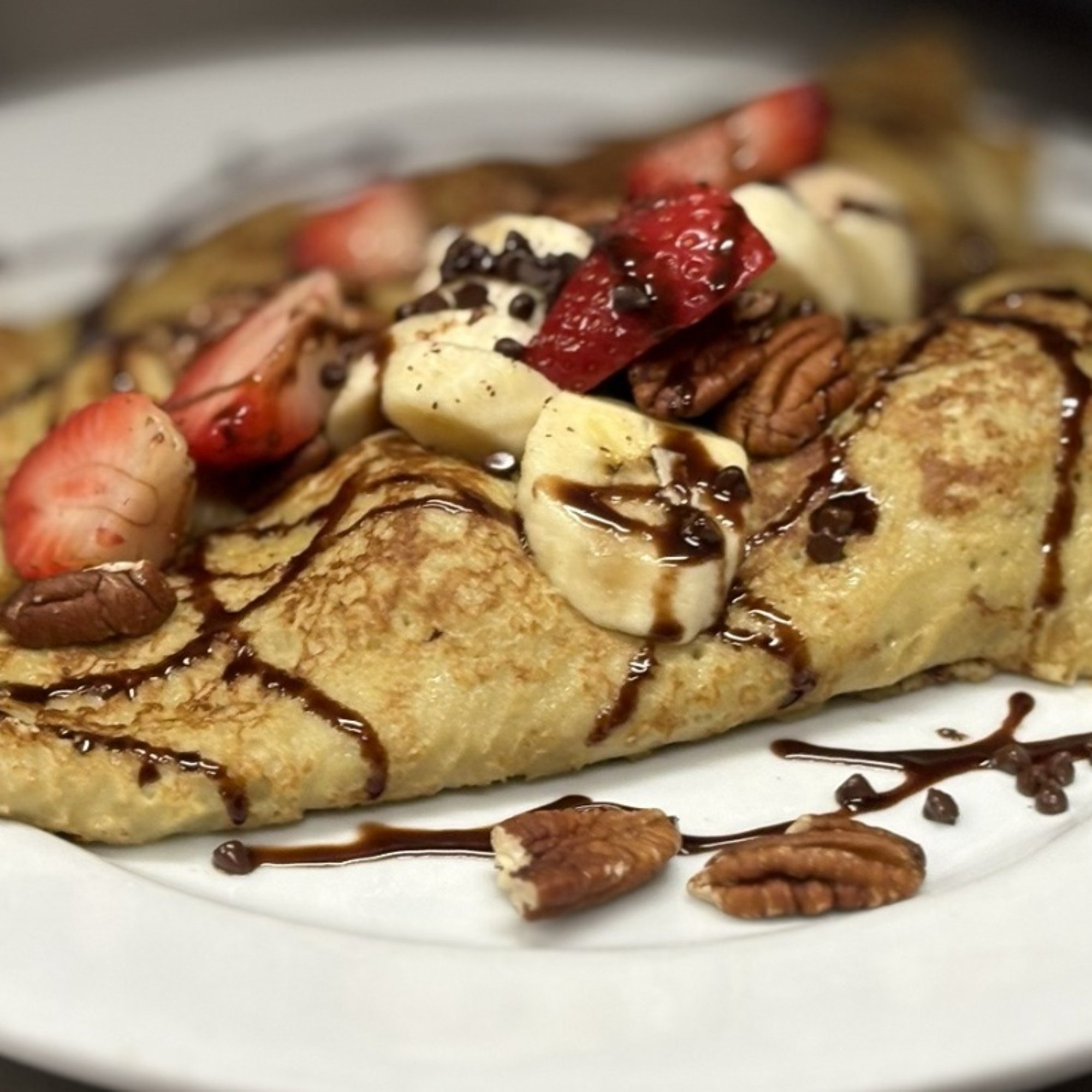 Banana Split Crepes