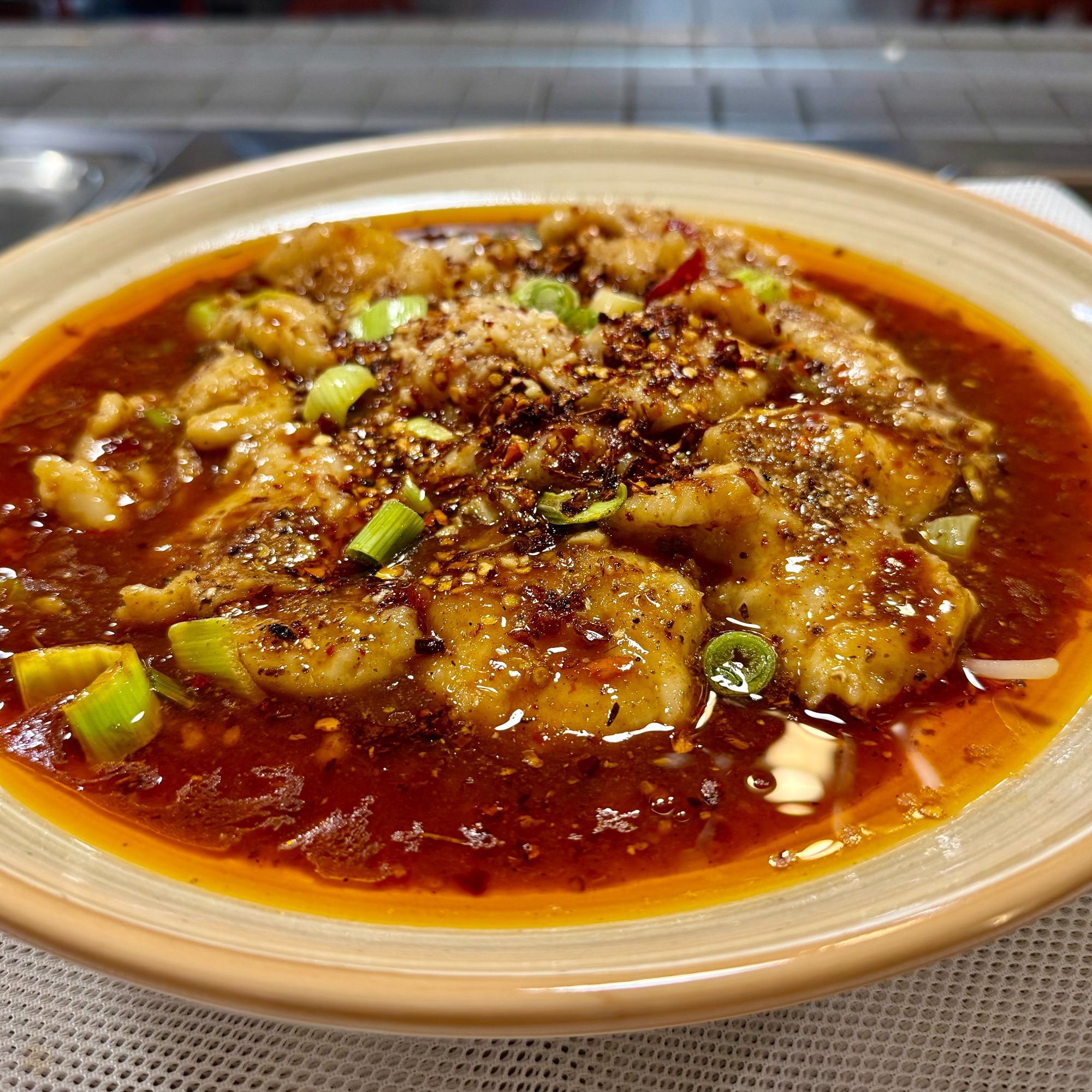 Hot Chili Sauce with Fish Fillet / 水煮鱼片