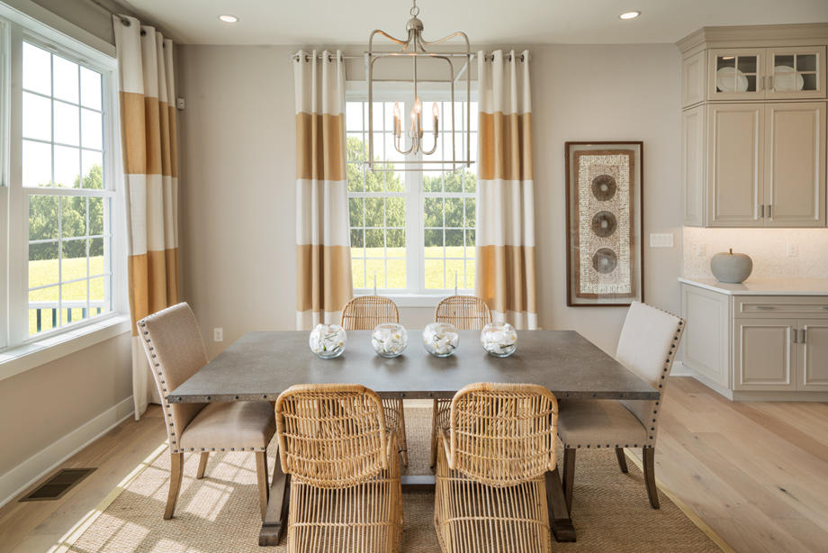 Sunlit casual dining areas