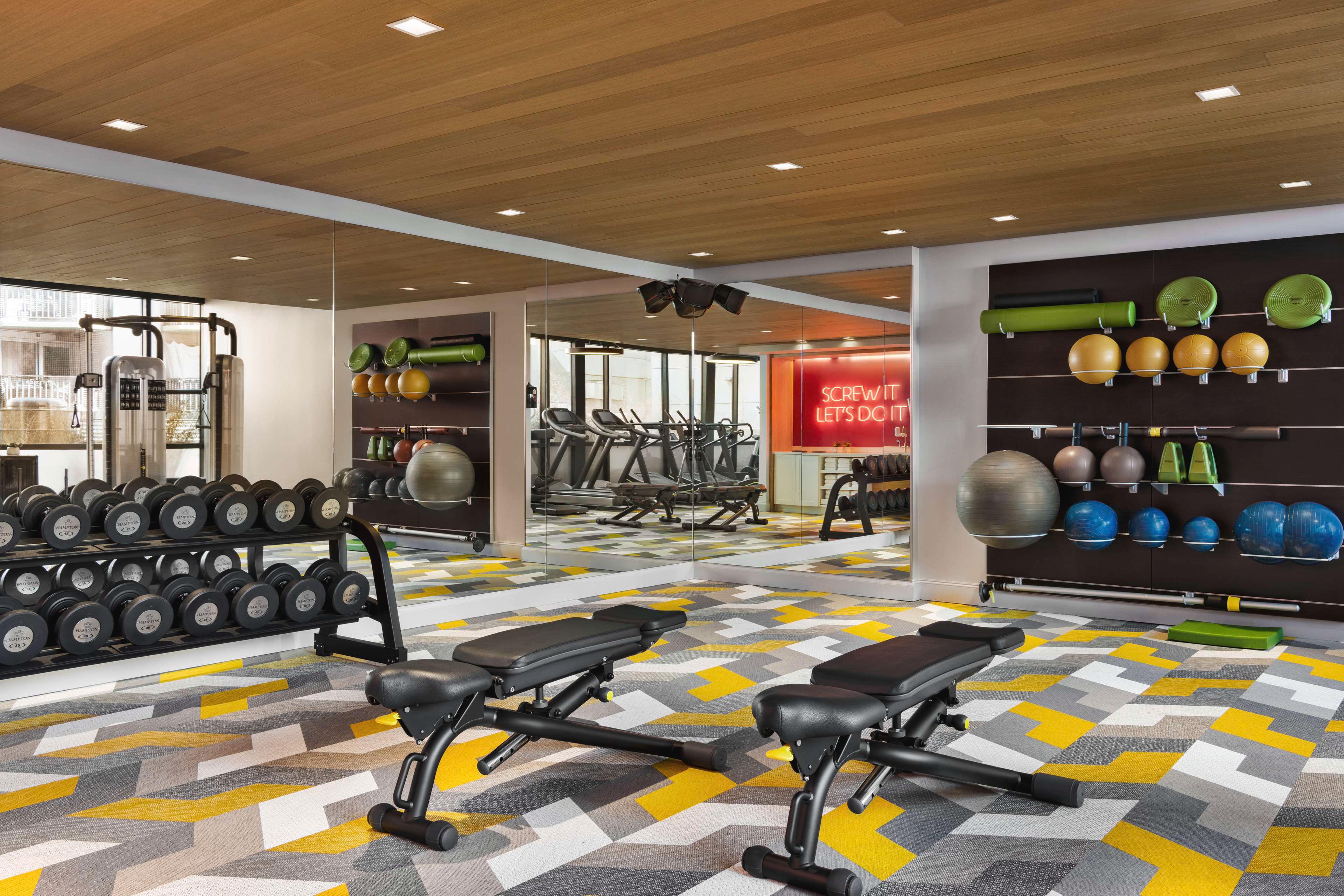 Health club  fitness center  gym