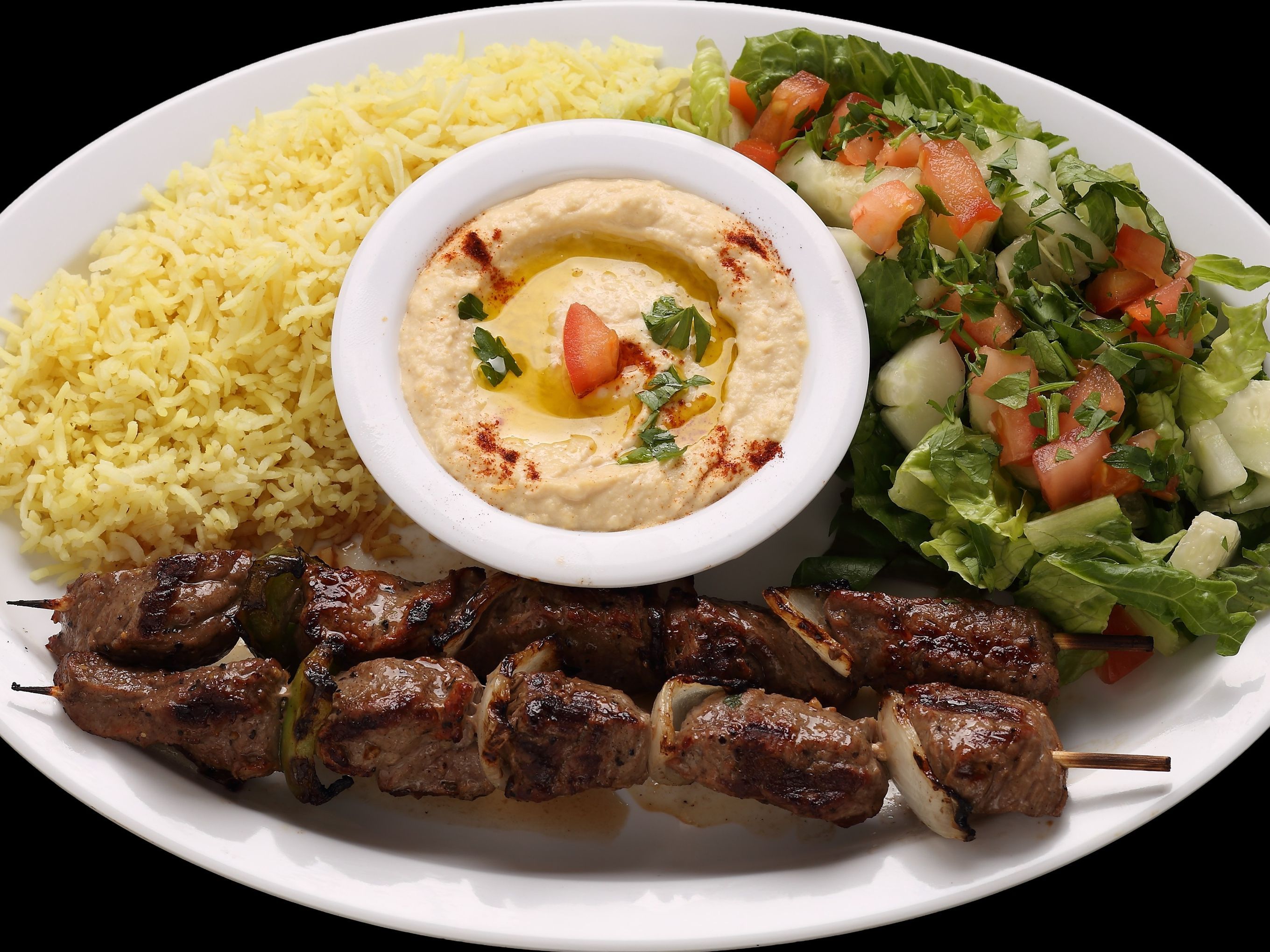 Beef Kabab Plate