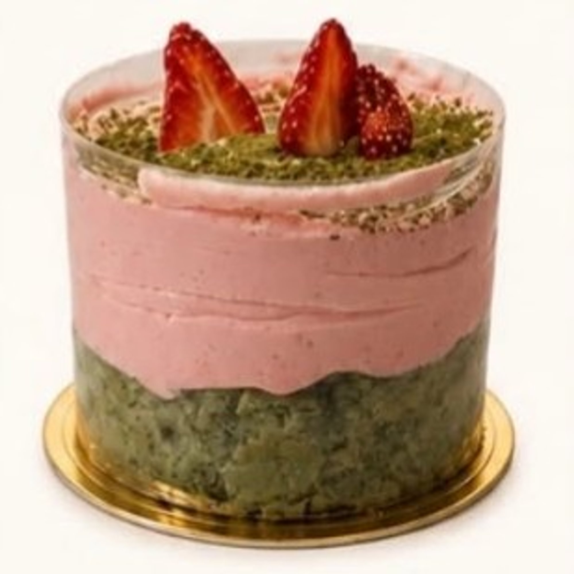 Mini Matcha Basque Cheesecake