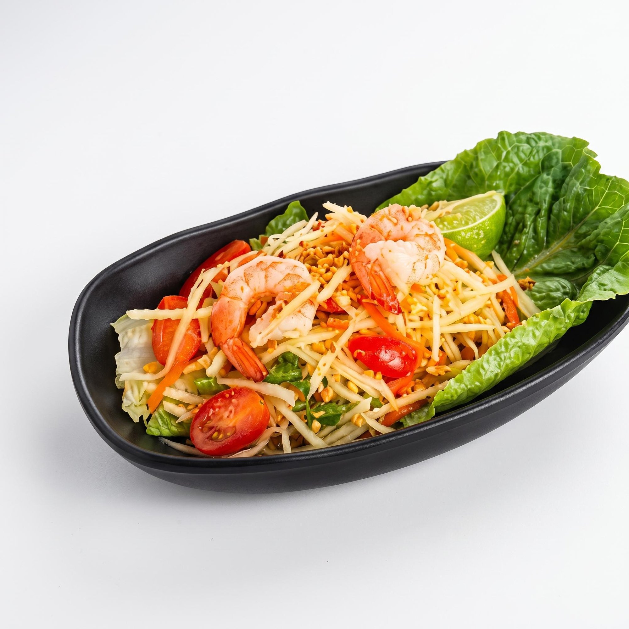 Papaya salad with shrimp