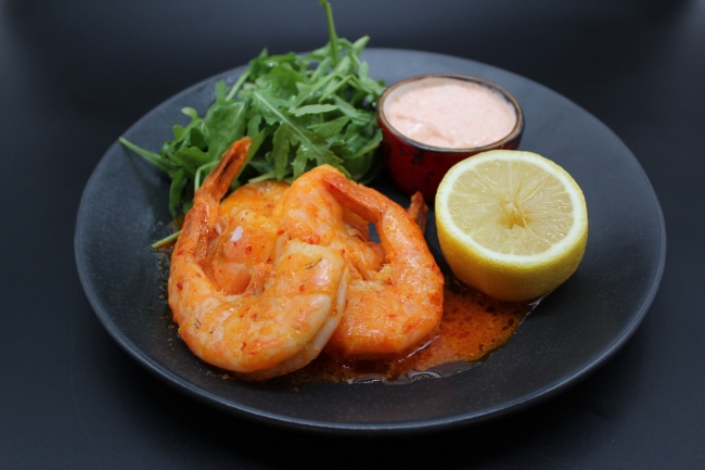 GARLIC & CHILLI KING PRAWNS
