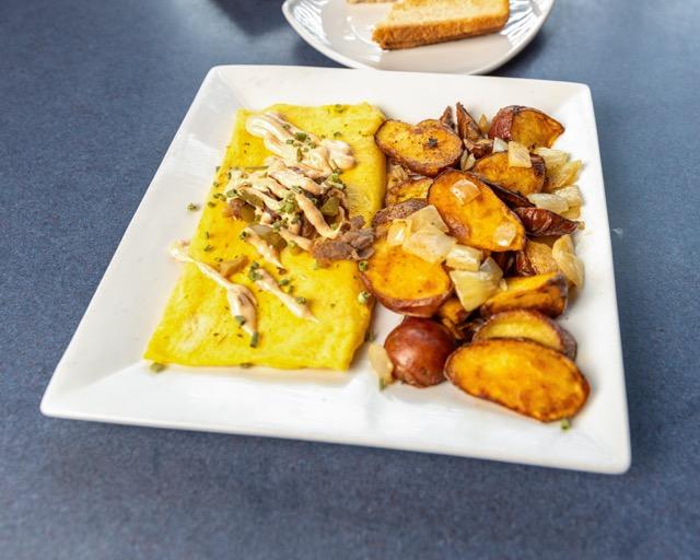 Cheesesteak Omelette