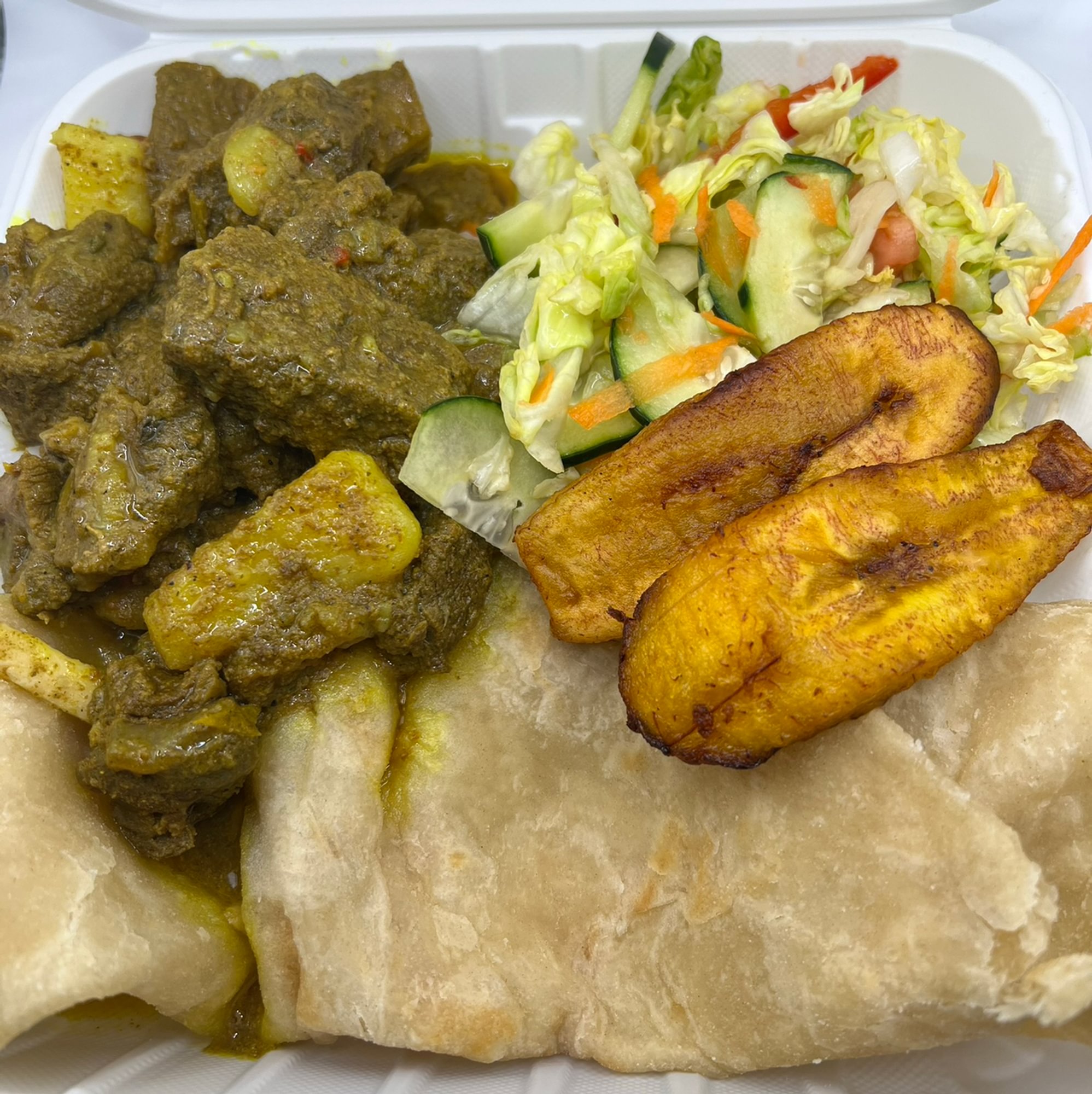 M Curry Goat Roti