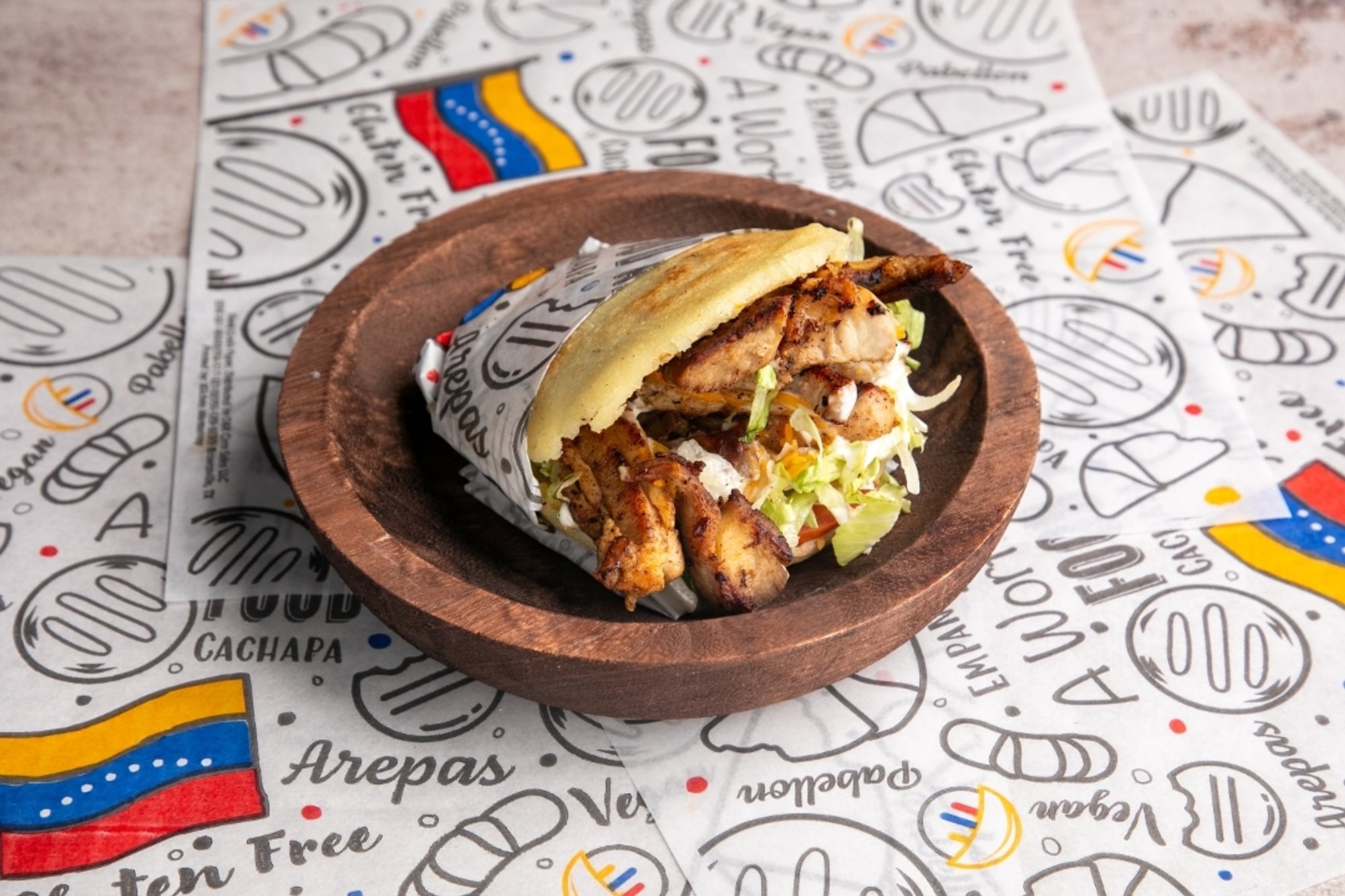 Arepa Grilled Chicken