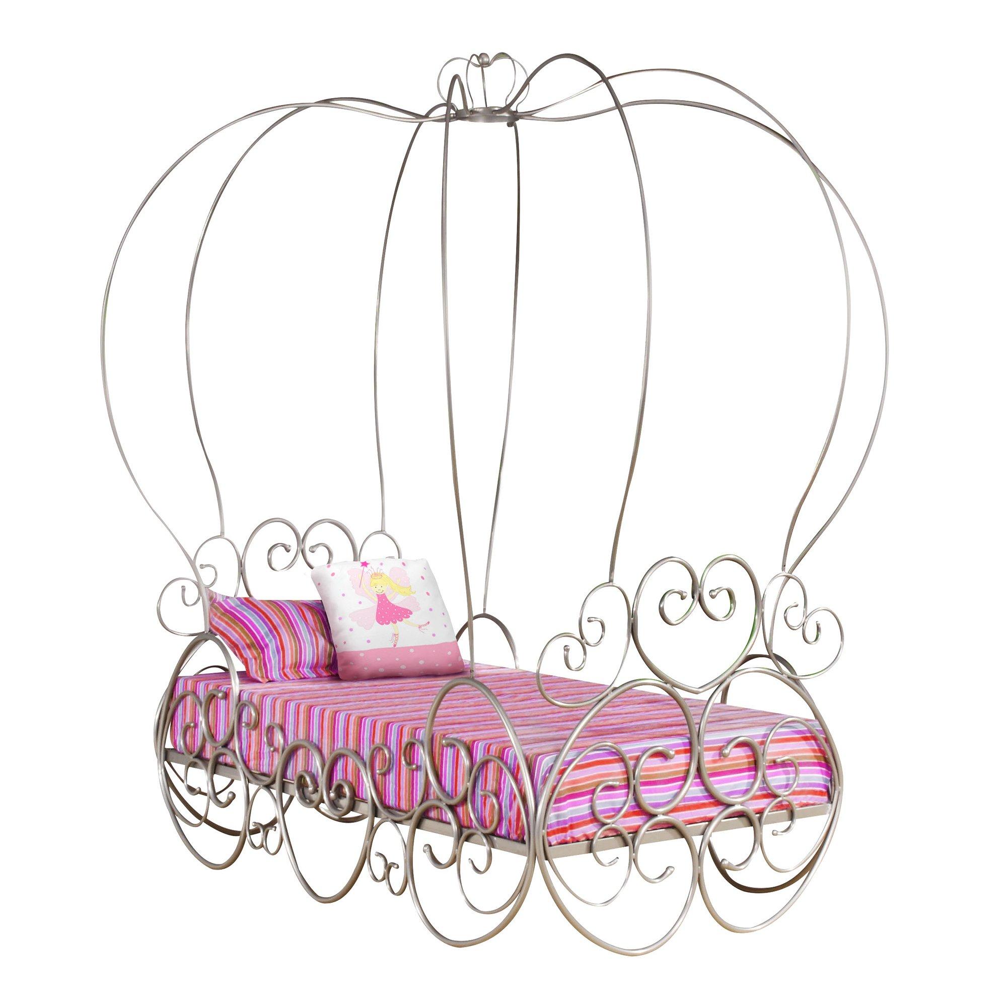 Twin Priya Princess Canopy Bed w/9" Encore Luxury Mattress