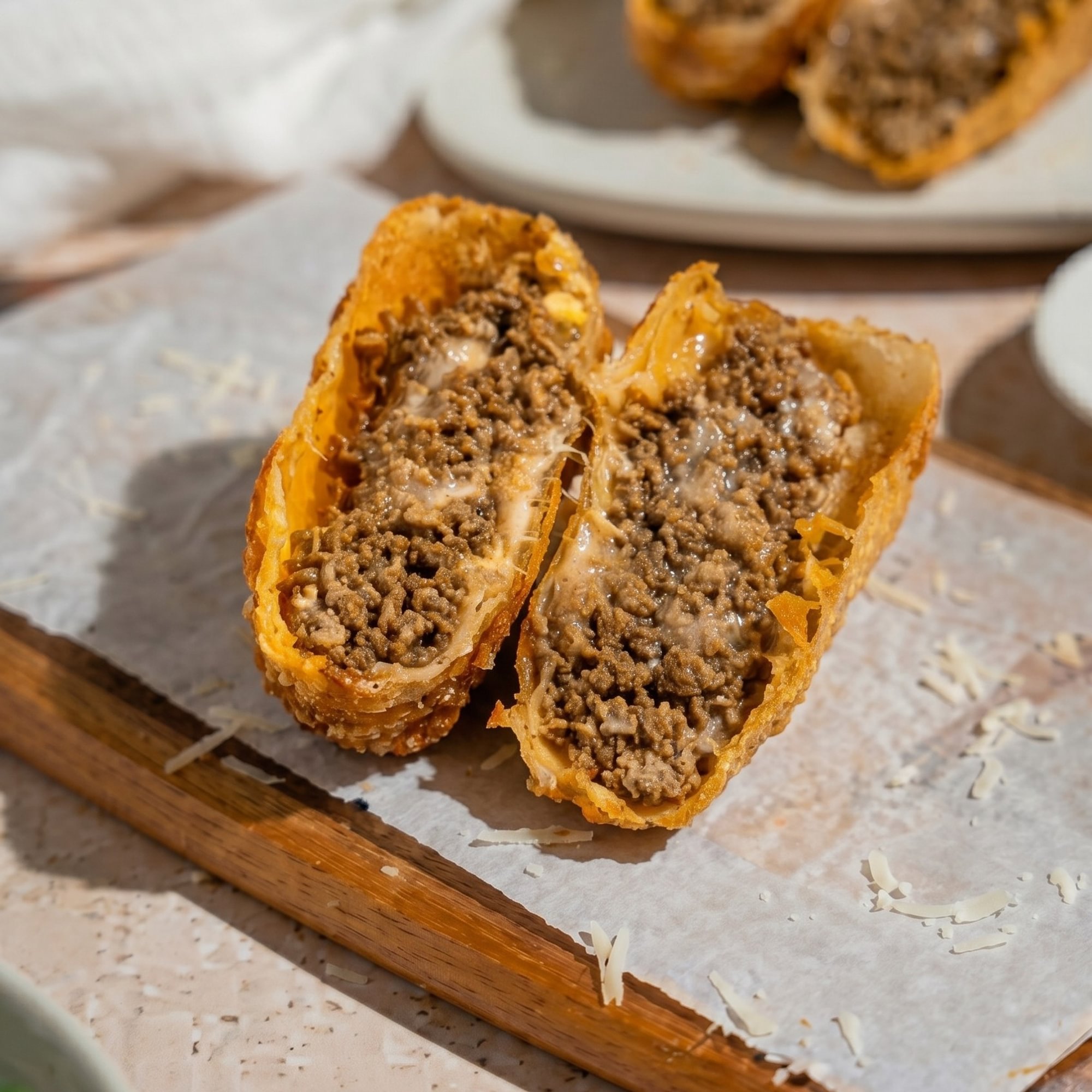 CHOP CHEESE EGG ROLL