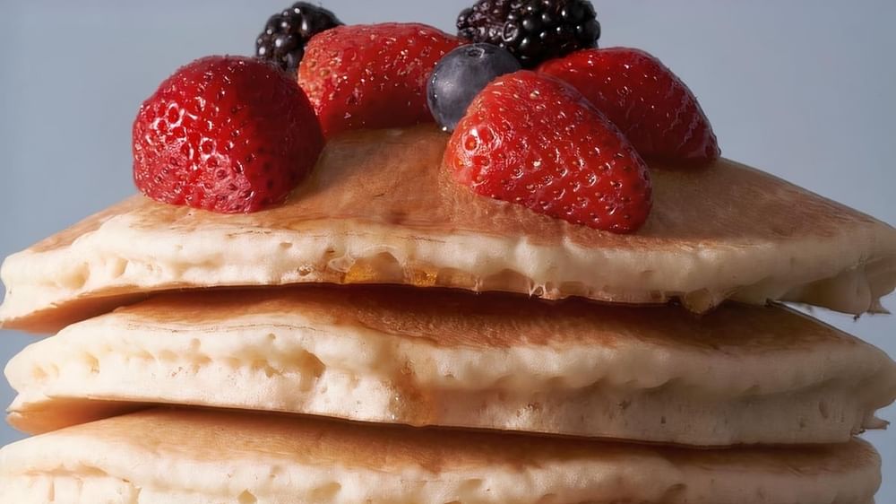 Two Fluffy Buttermilk Pancakes