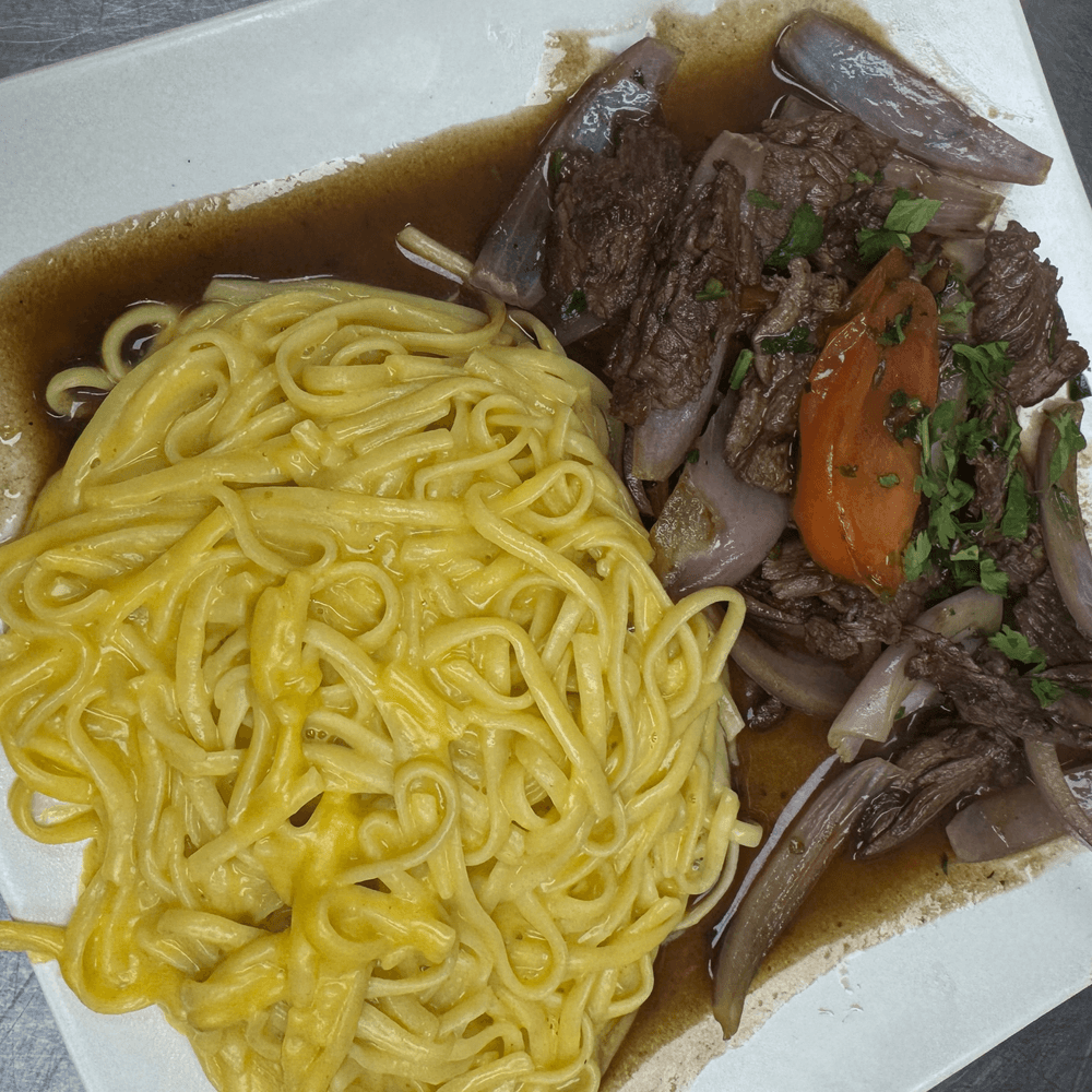 Tallarines a la Huancaina