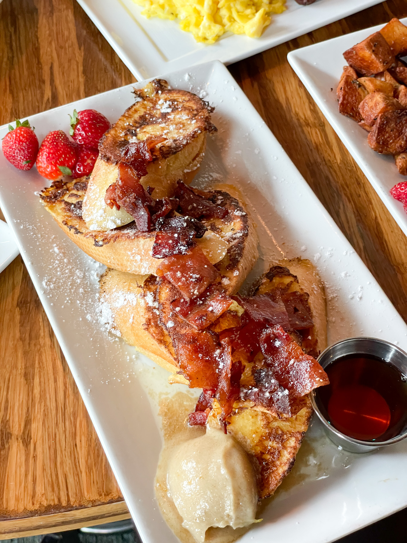 candied bacon french toast