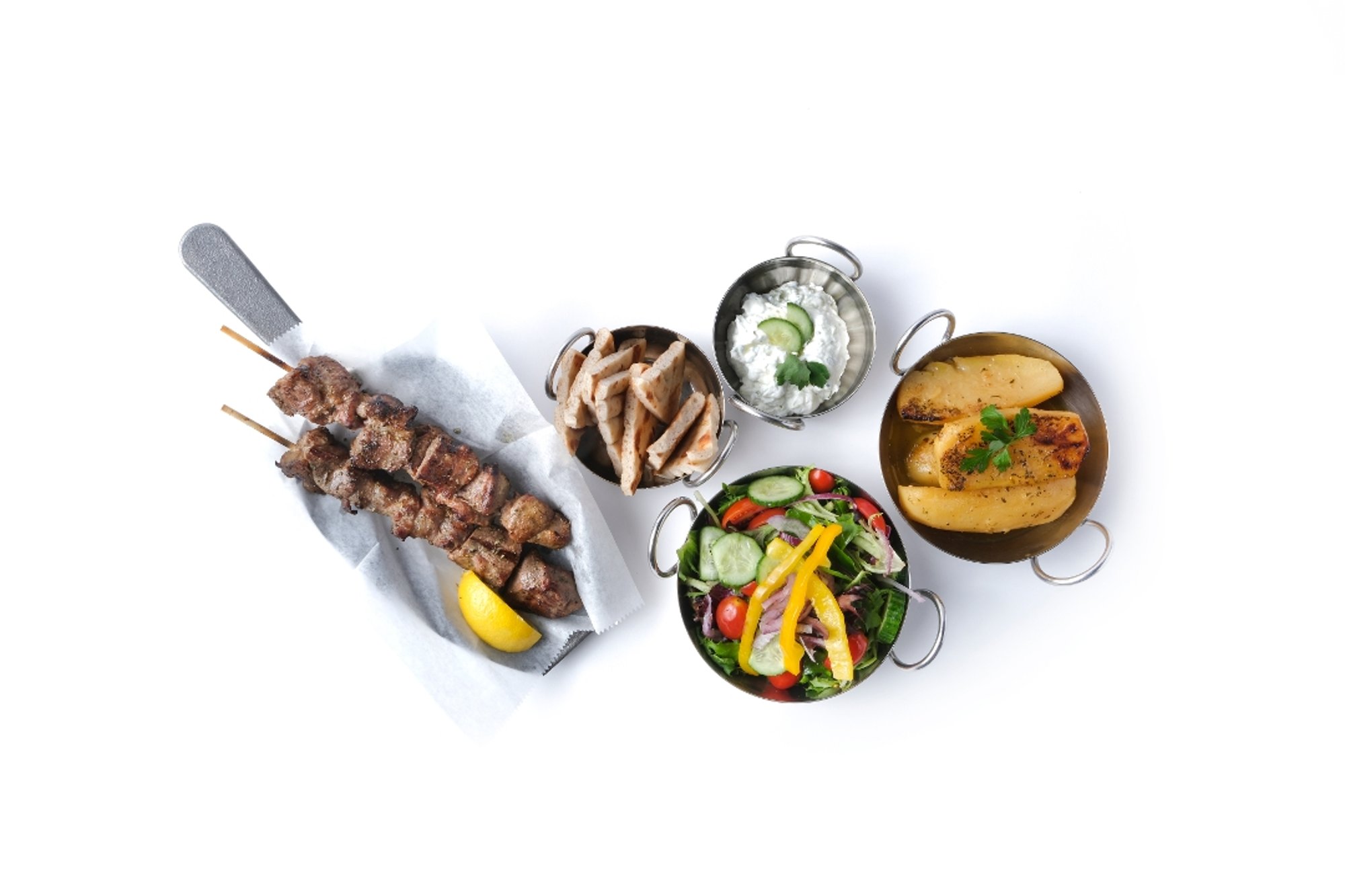 Pork Souvlaki Plate