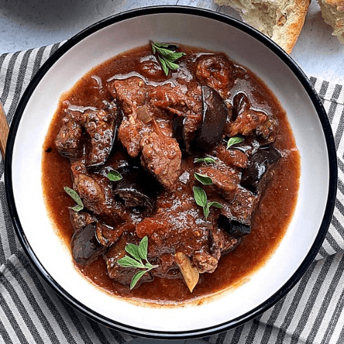 Asian Eggplant with Beef