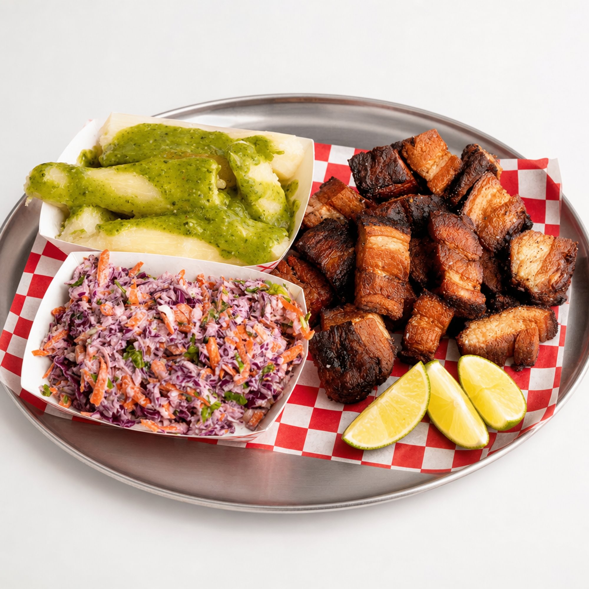 Chicharrón Brasa Plate