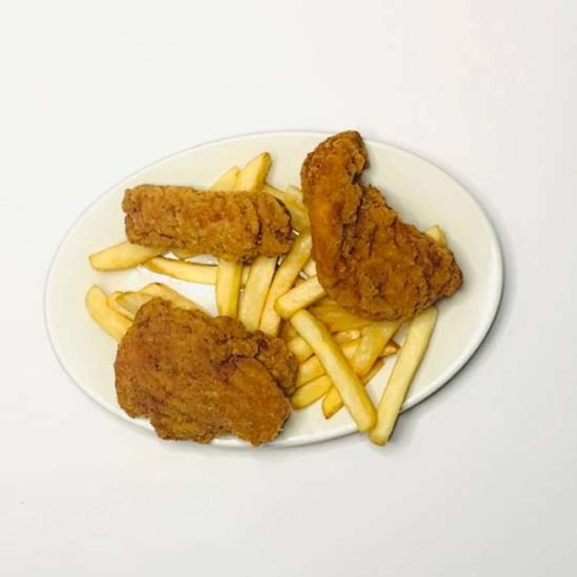 Chicken Fingers (3 Pcs) W/ Fries