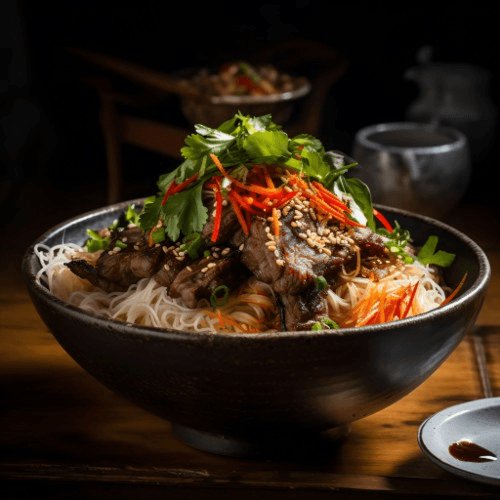 L. Beef Rice Noodle Bowl