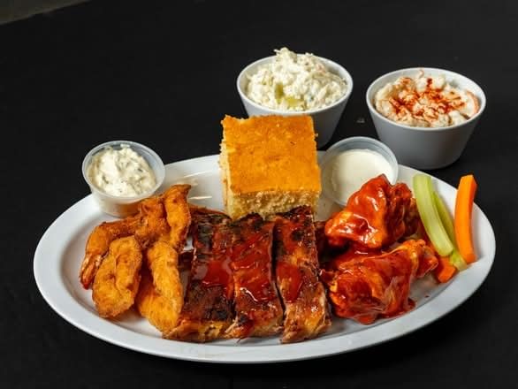 BBQ Ribs Chicken & Shrimp