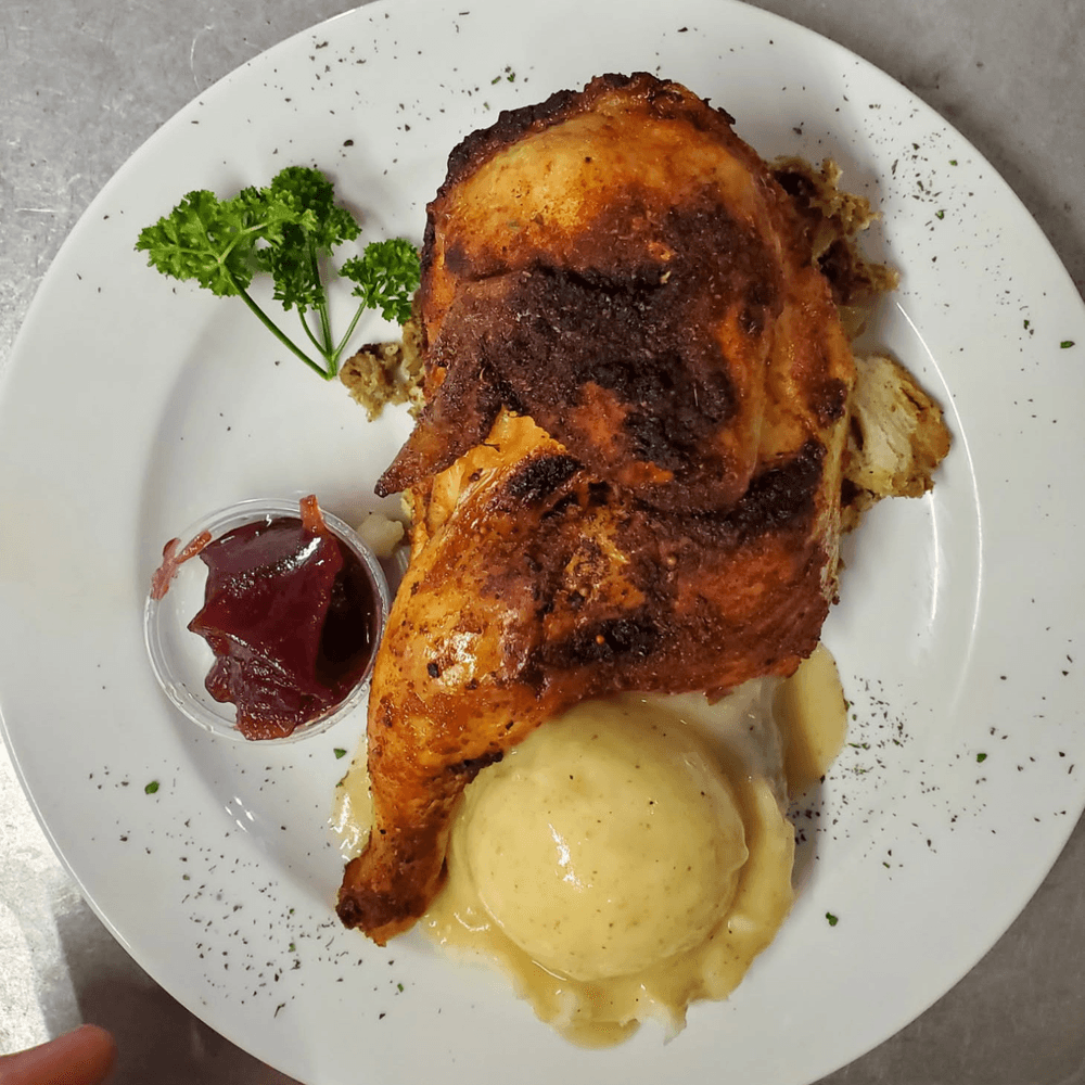 Half Broiled Chicken