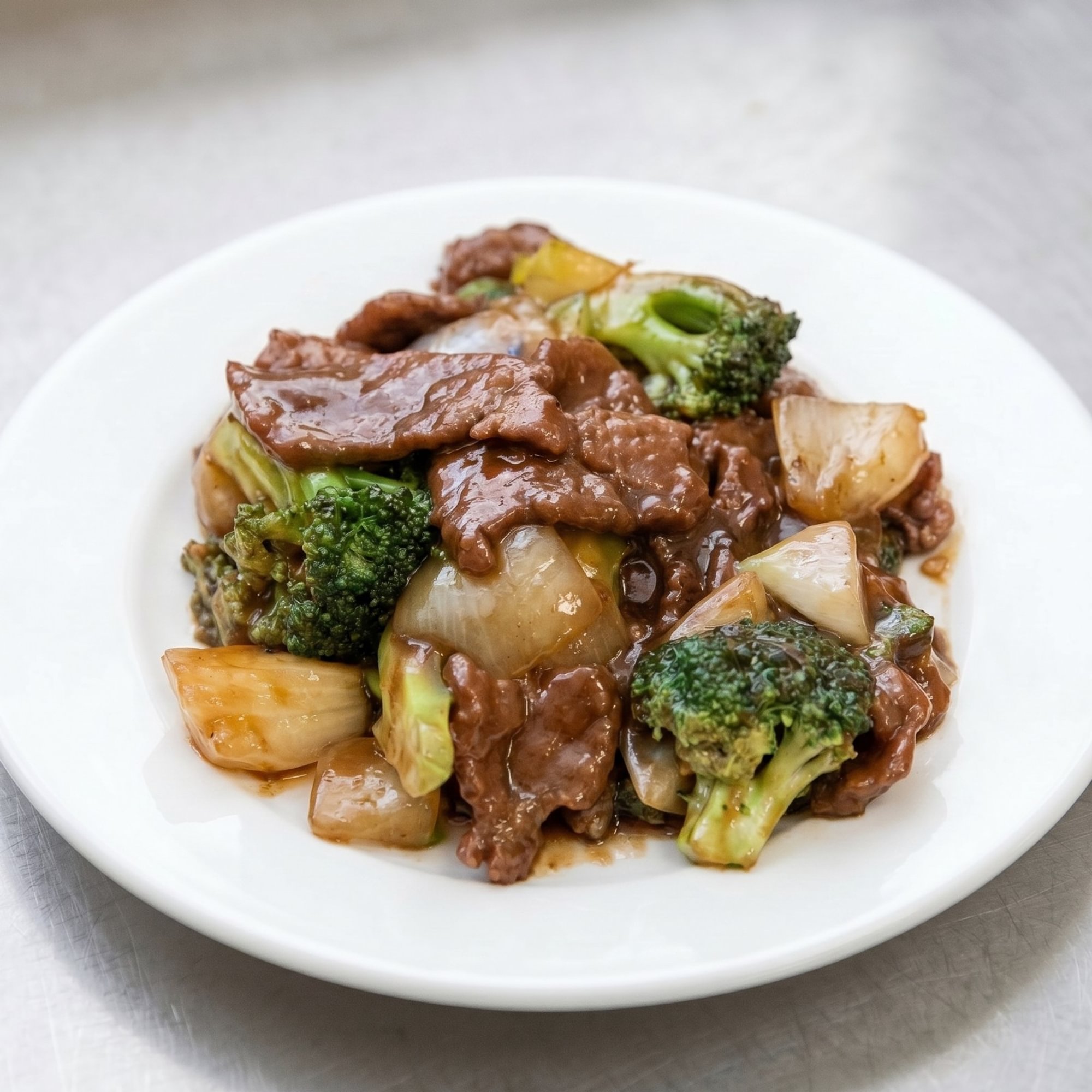 Beef with Broccoli Cantonese Style