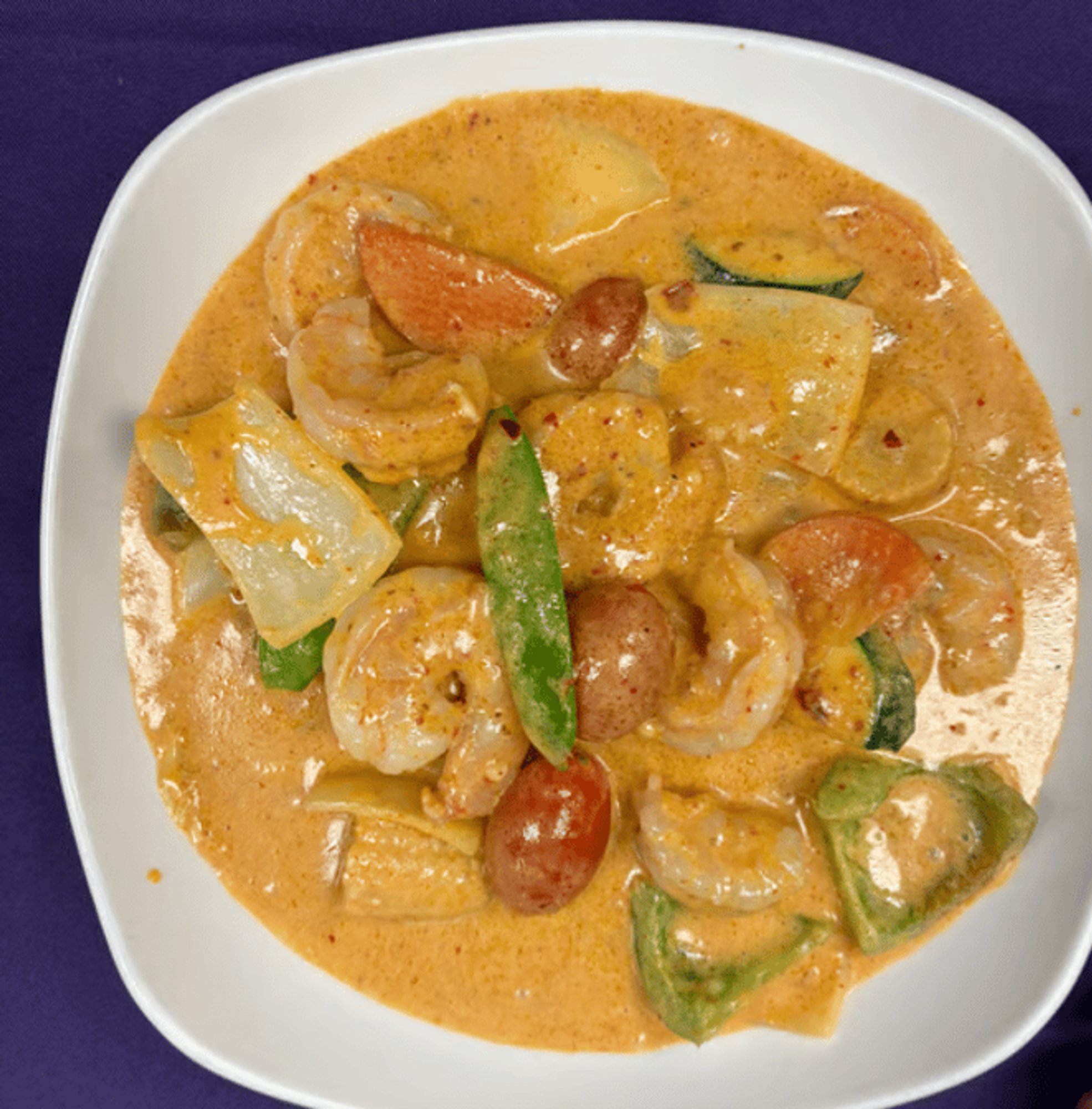 Red Curry with Shrimp