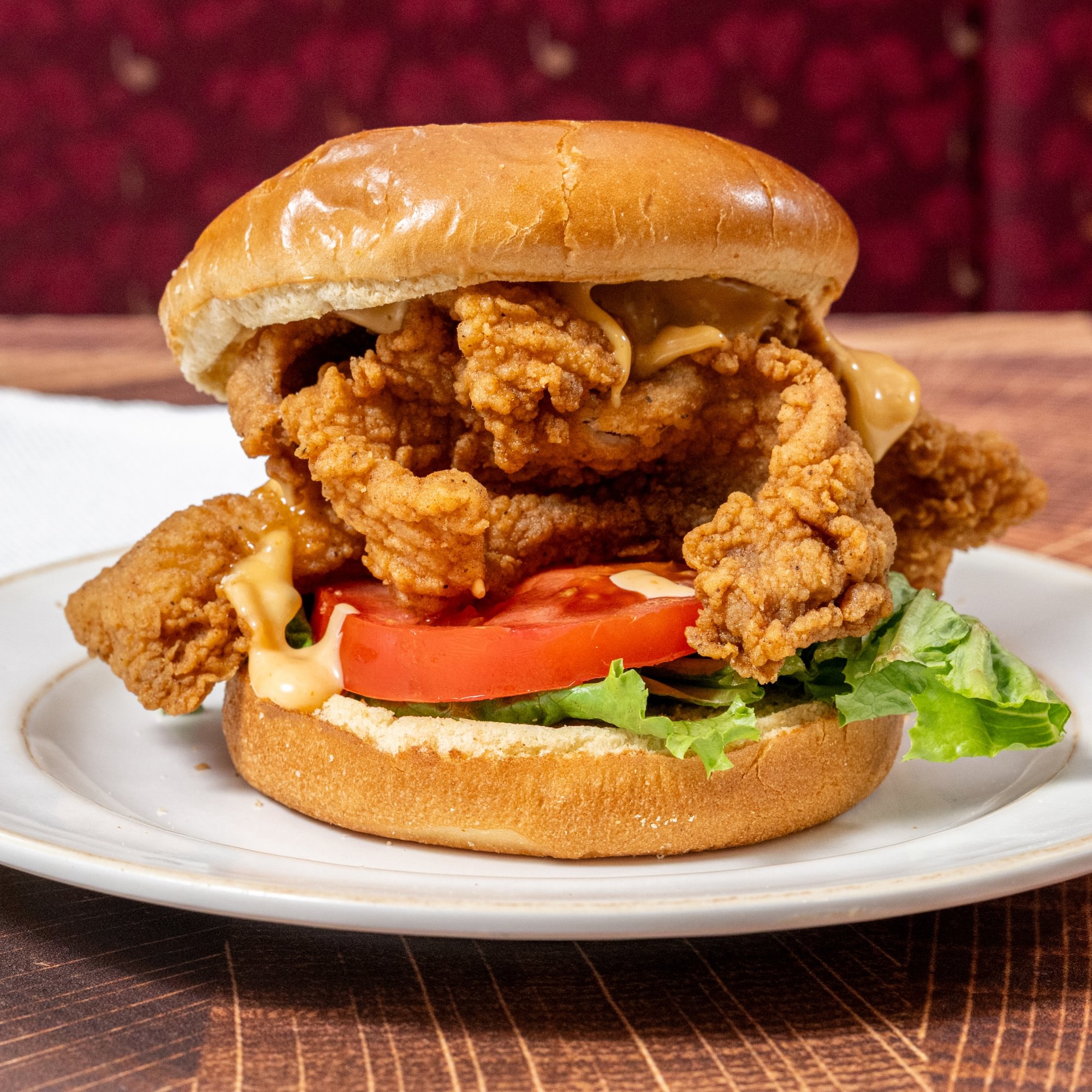 Catfish Tenders Sandwich w/ Fries & Cole Slaw