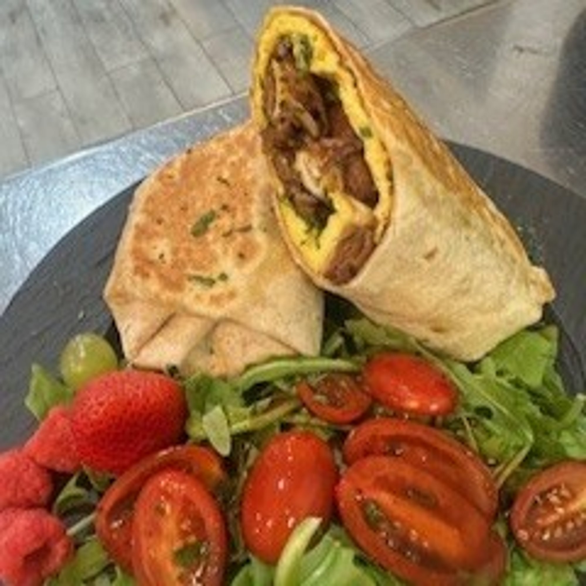 Steak Egg and Cheese Burrito