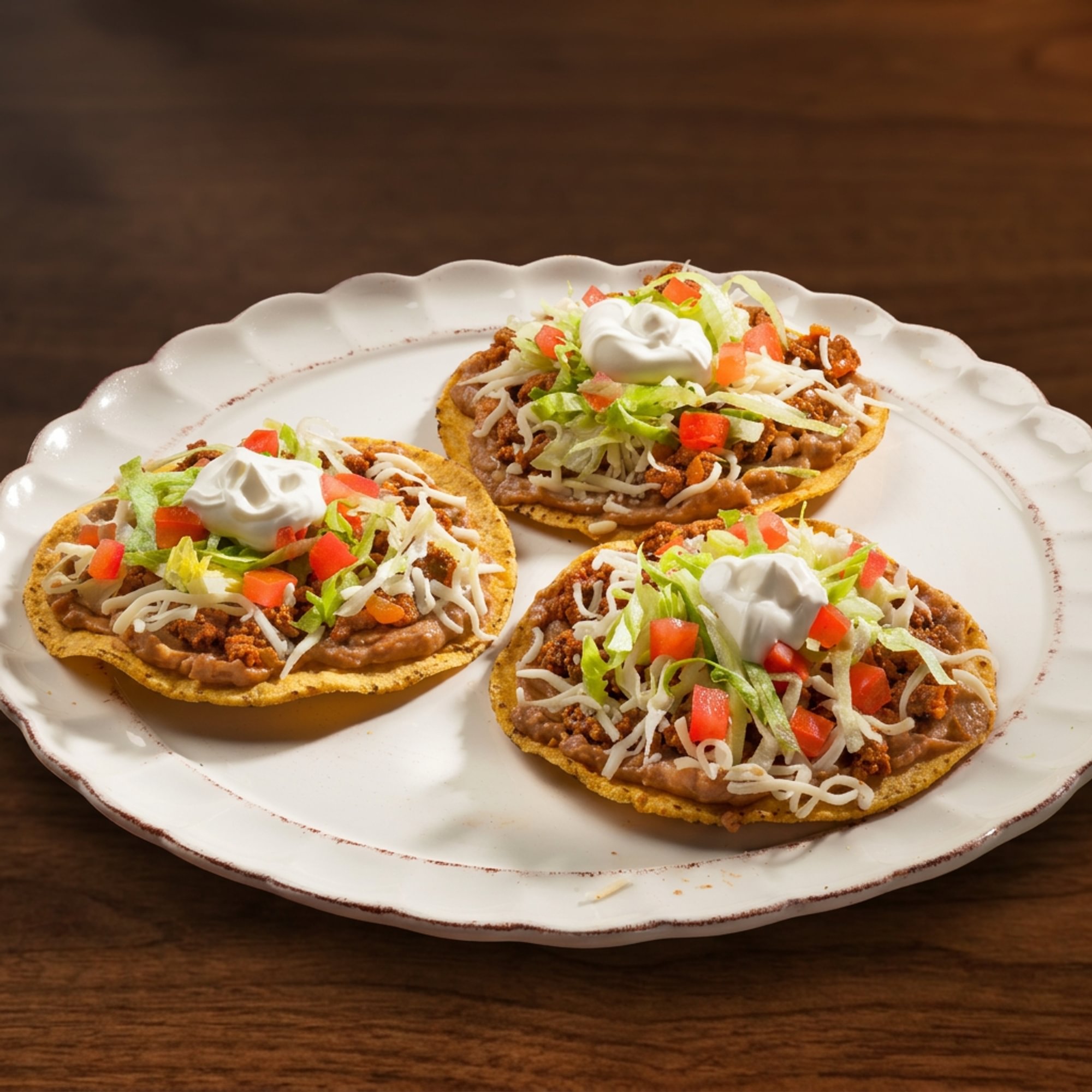 Beef Tostada - Lunch Sp