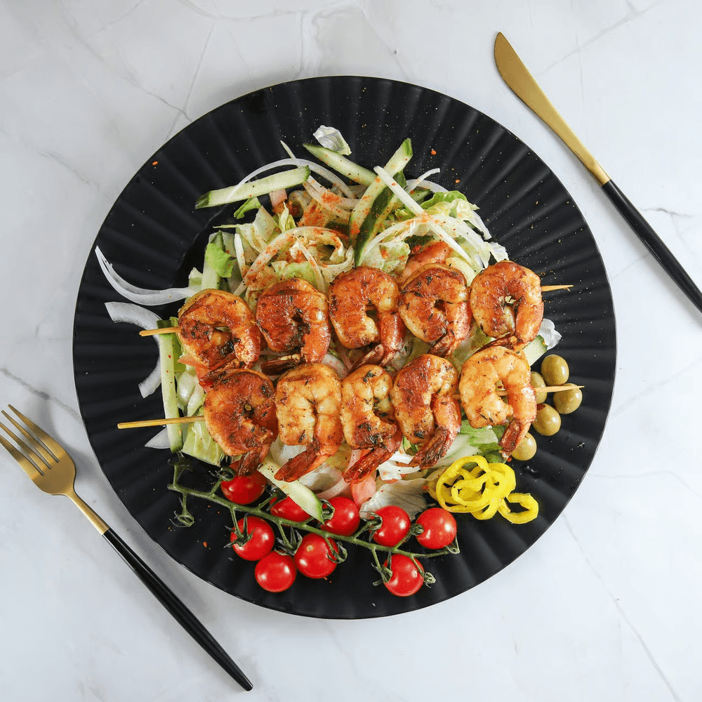 Grilled shrimp salad