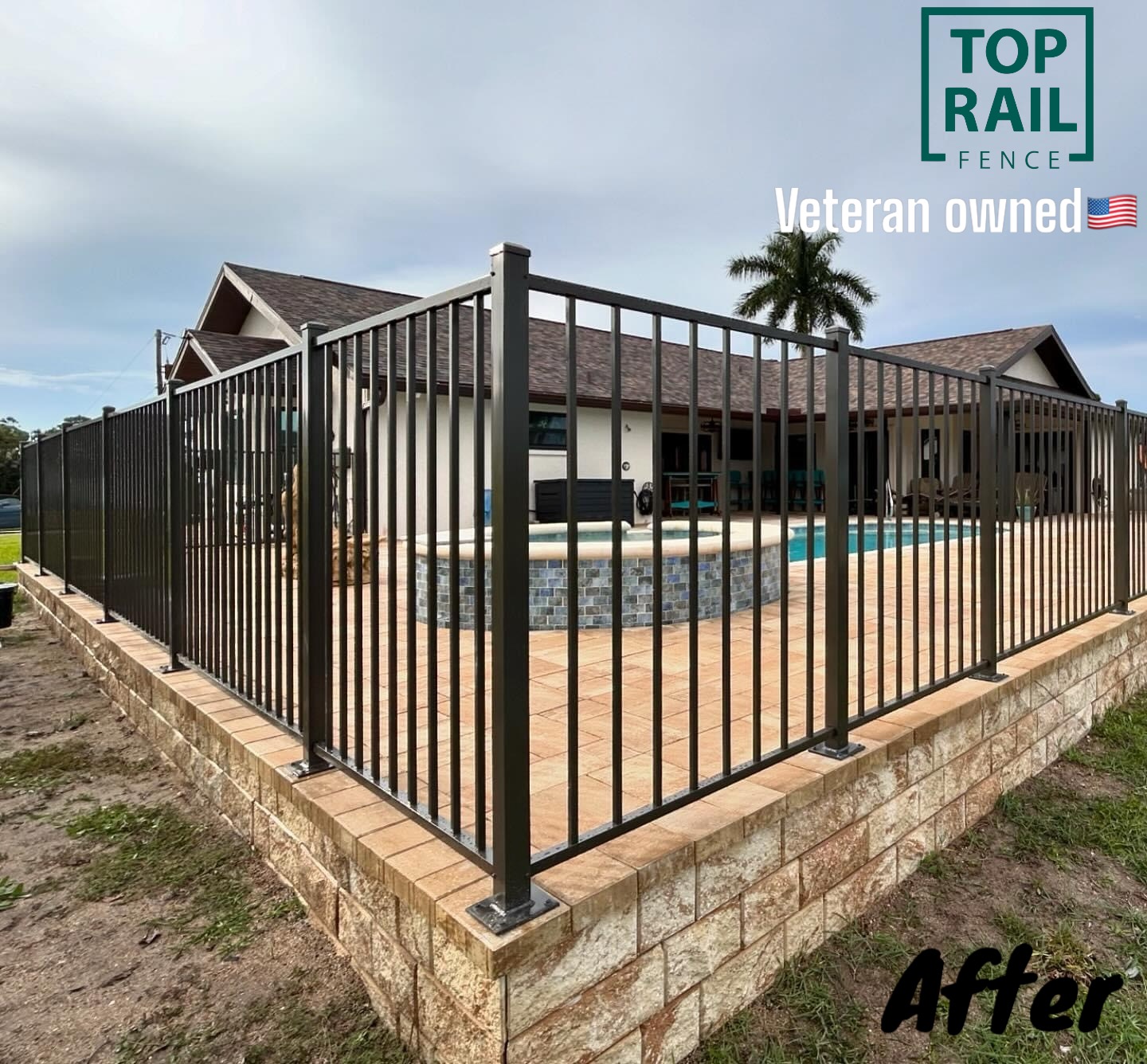 Top Rail Fence Pompano Beach Image