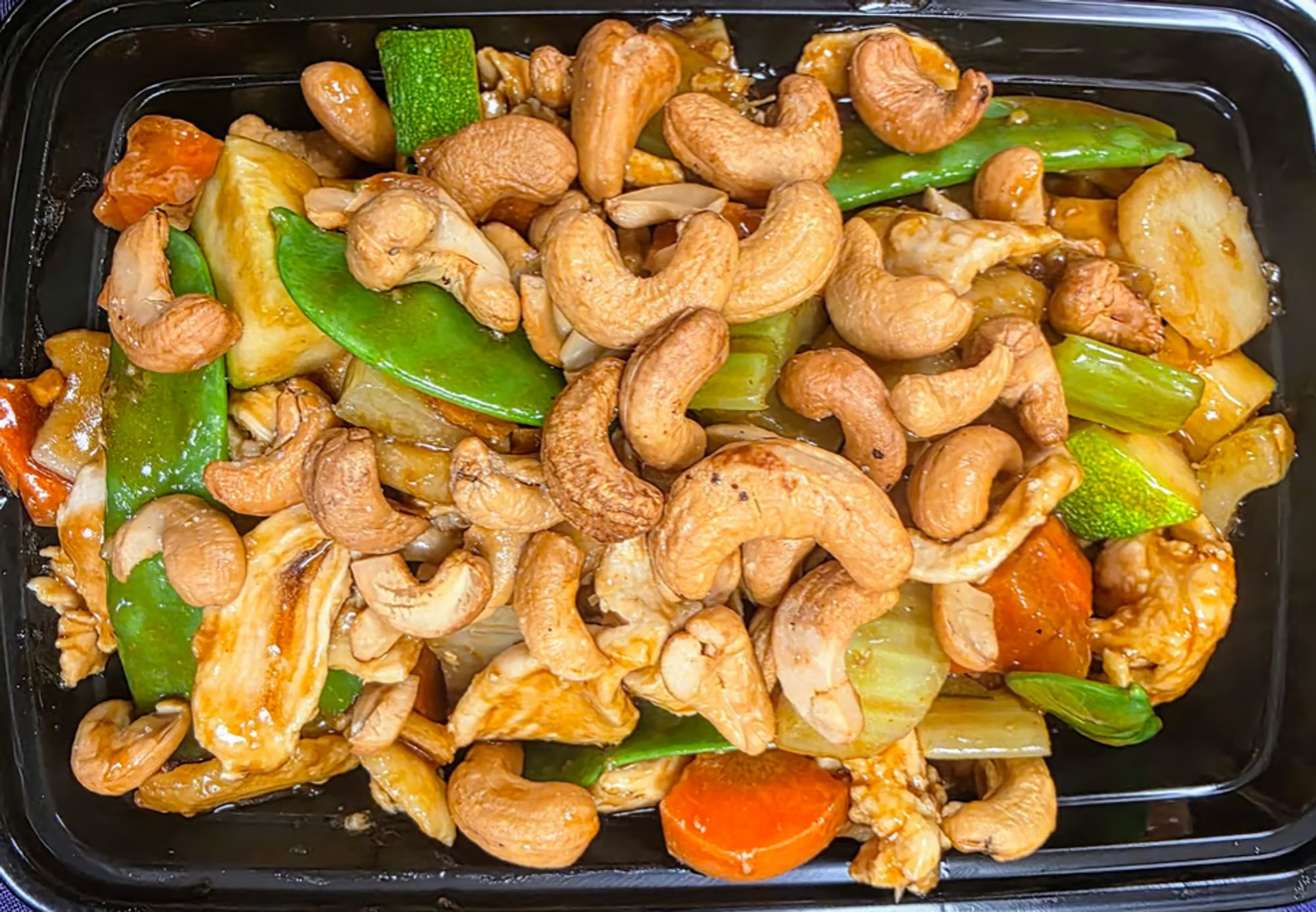C5. Cashew Chicken with Snow Peas