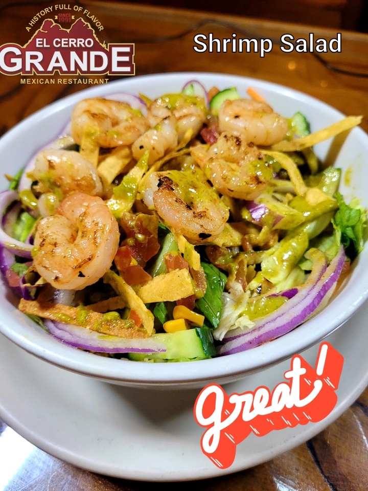 Ensalada De Camarones Asados