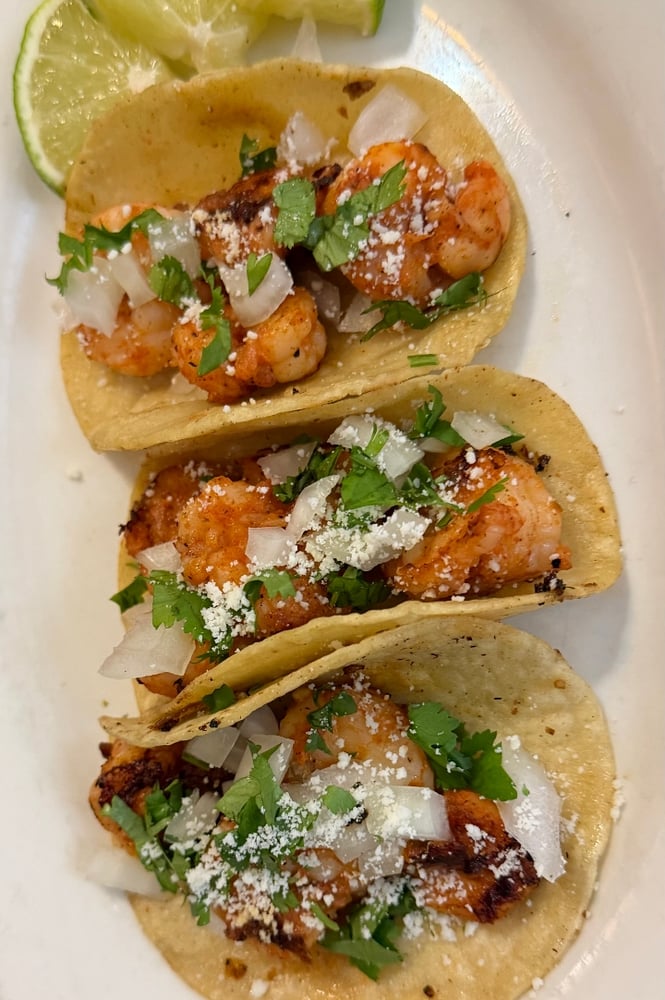 Street Style Shrimp Tacos
