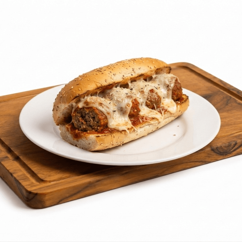 Meatball Parmigiana Hero