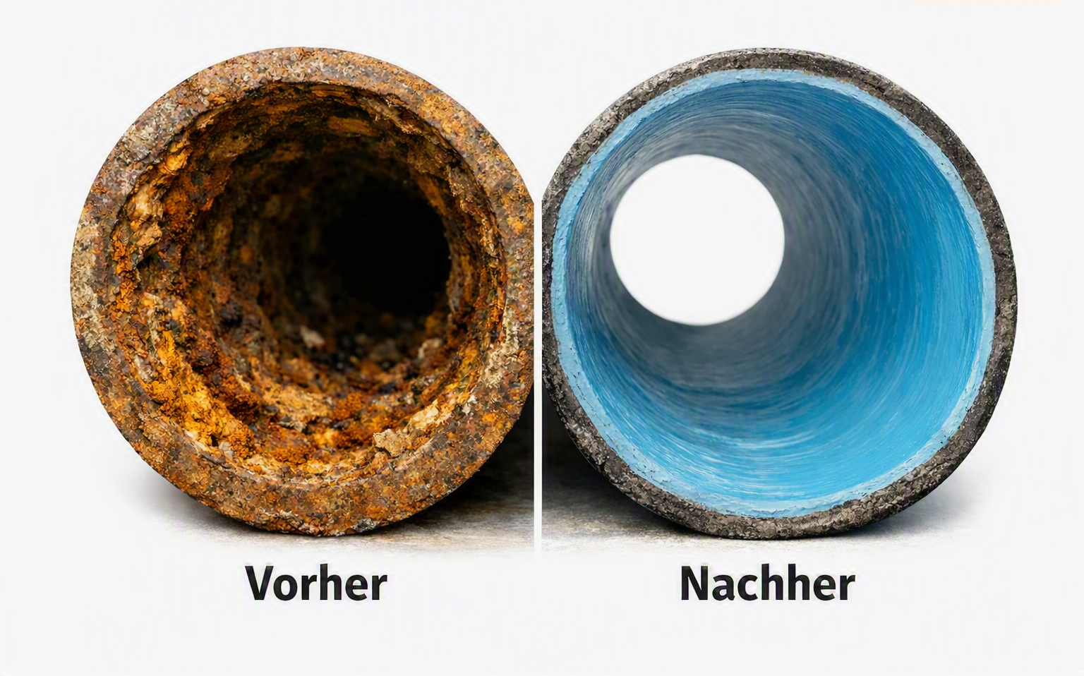Rohrsanierung im Sprayliner‑Verfahren