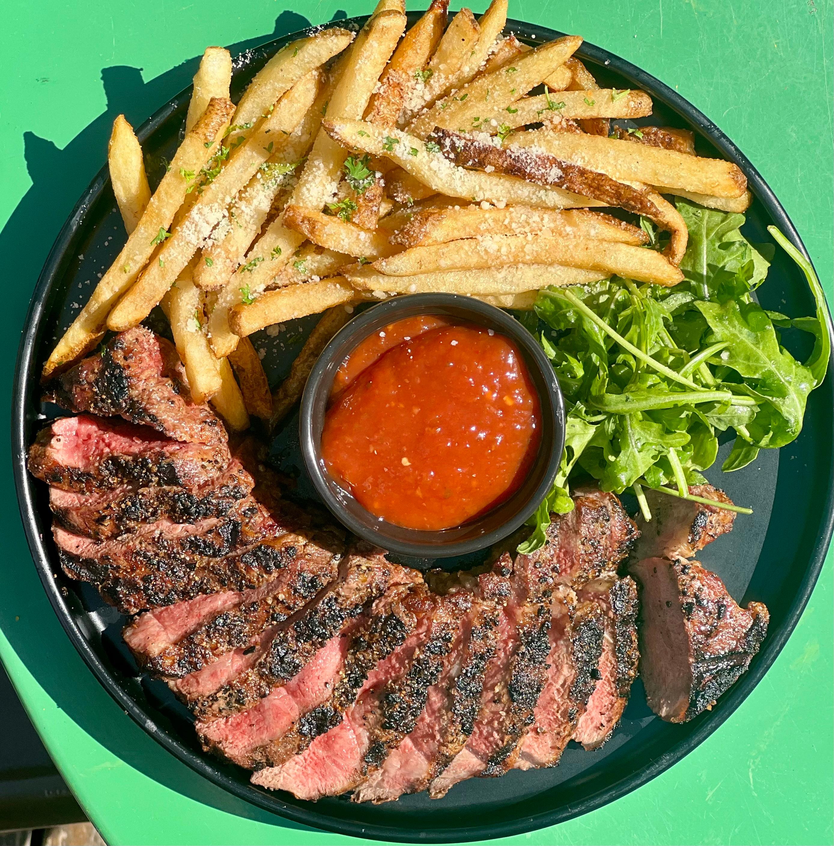 New York Strip and Fries