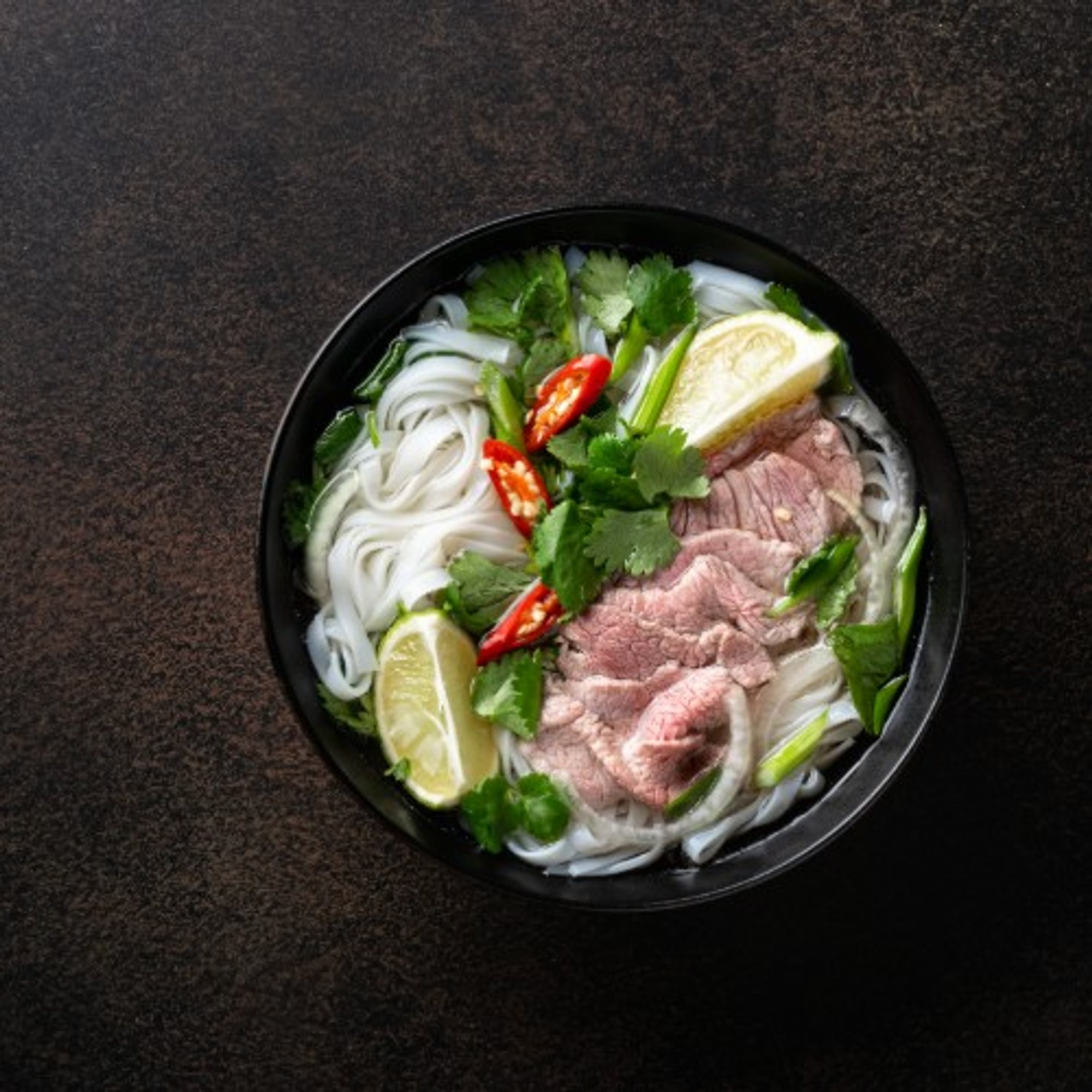 Rare Steak Noodle Soup