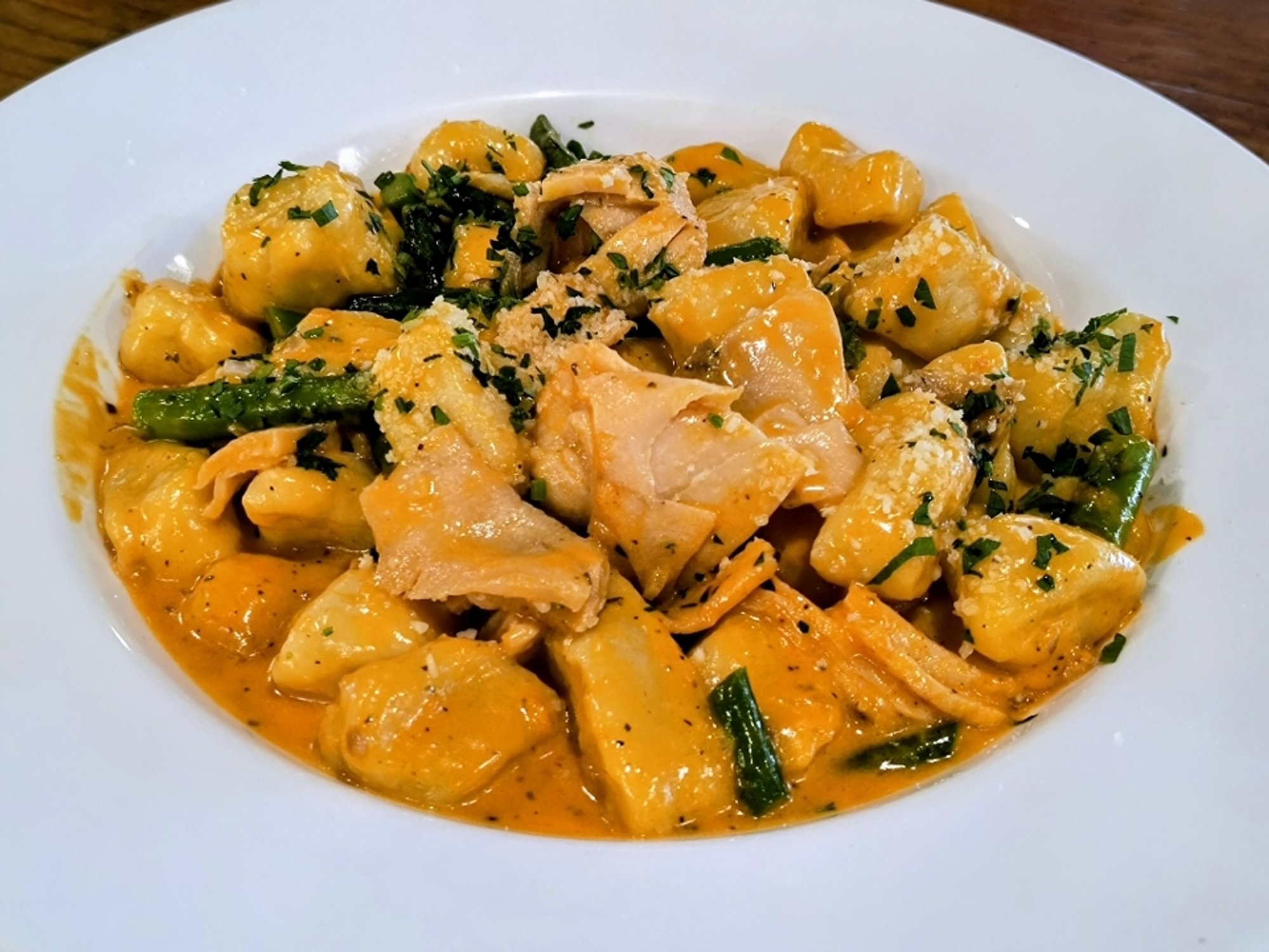Gnocchi al Salmon
