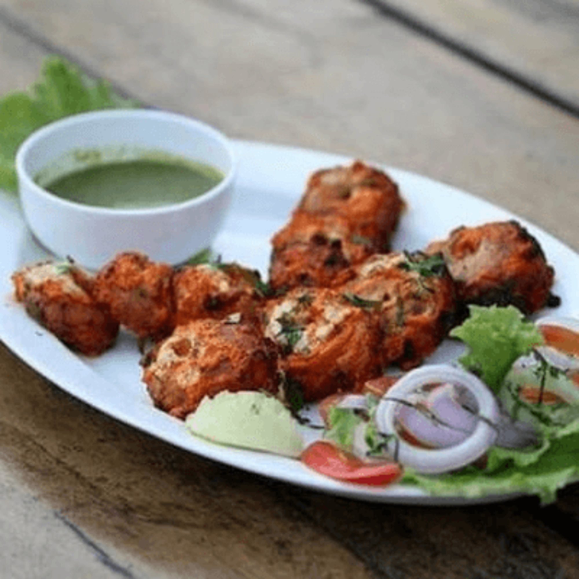 Stuffed Tandoori Mushroom (6 PCS) (Cheese Stuffed)