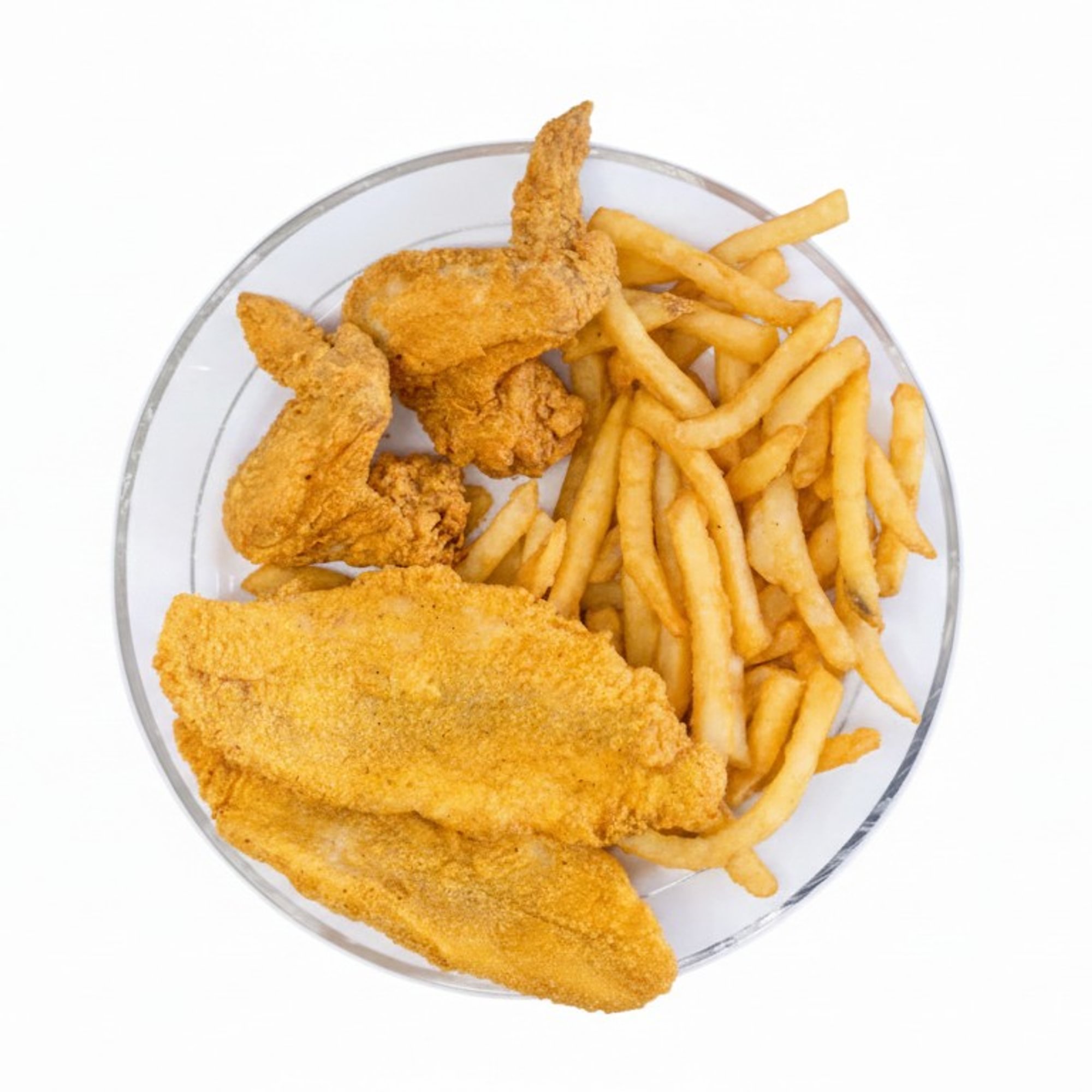 2 Wings 2pc Fish Meal