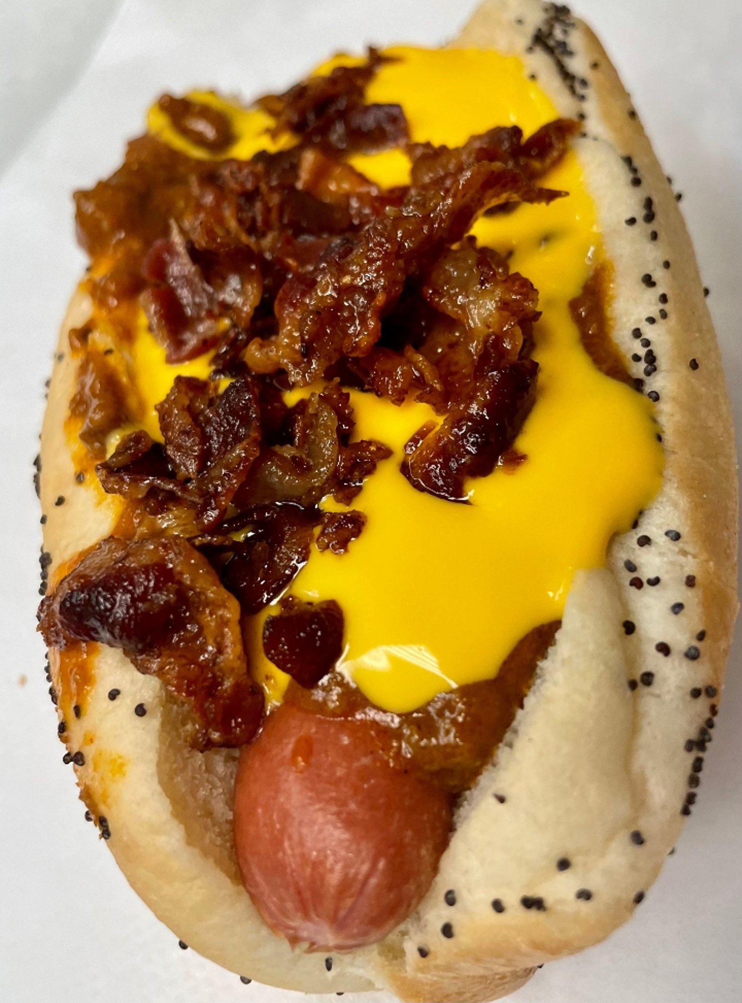Bacon Chili Cheese Dog