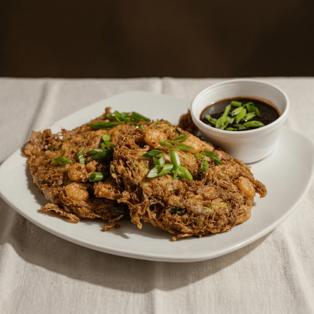 Fresh Baby Shrimp Egg Foo Young