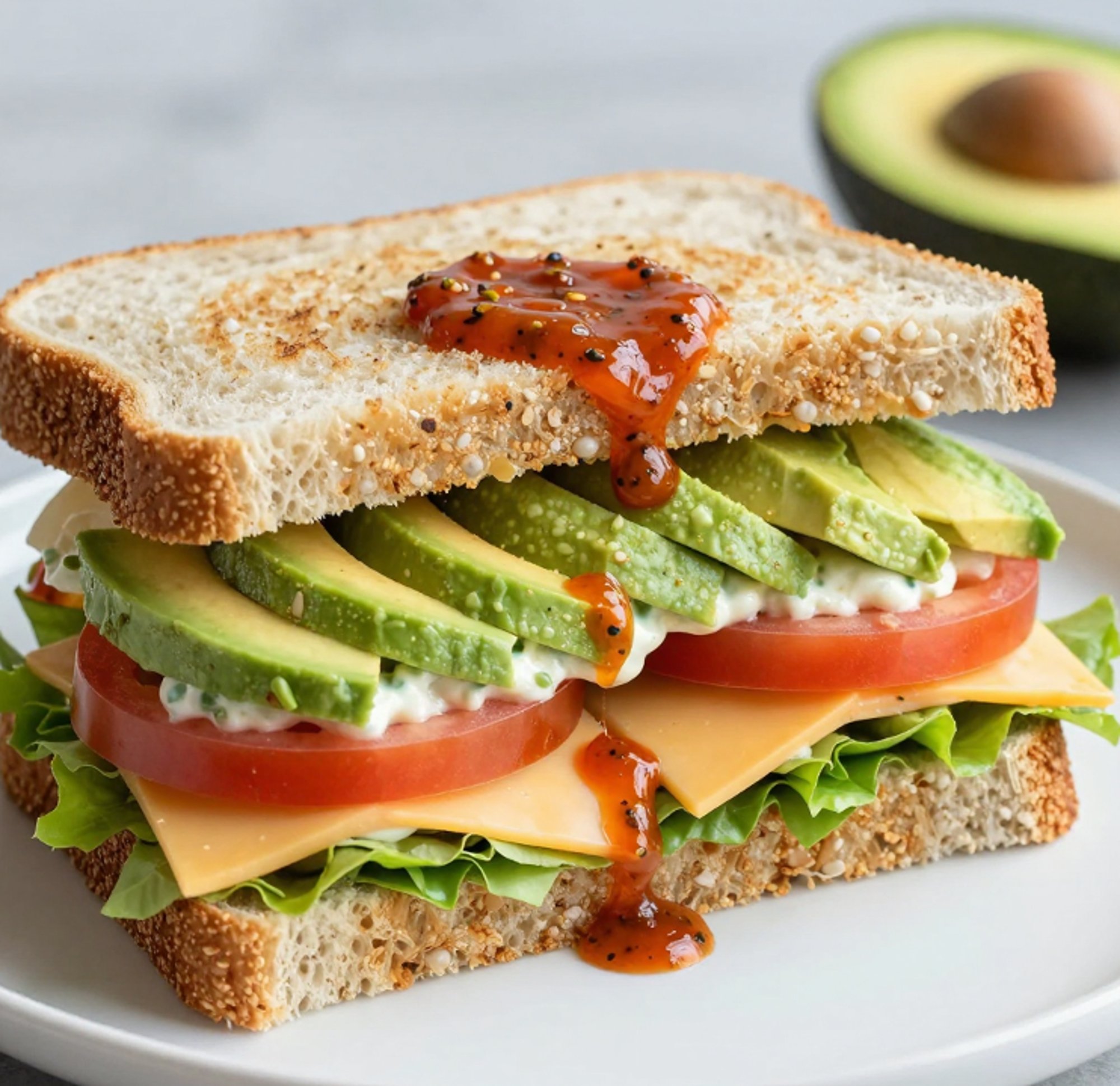Habanero Avocado Grilled Chicken Sandwich